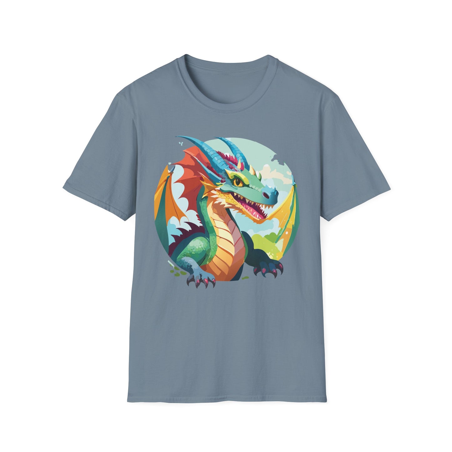 Dragon T Shirt, Dragon Shirt, Shirt with Animals, Animal Shirt