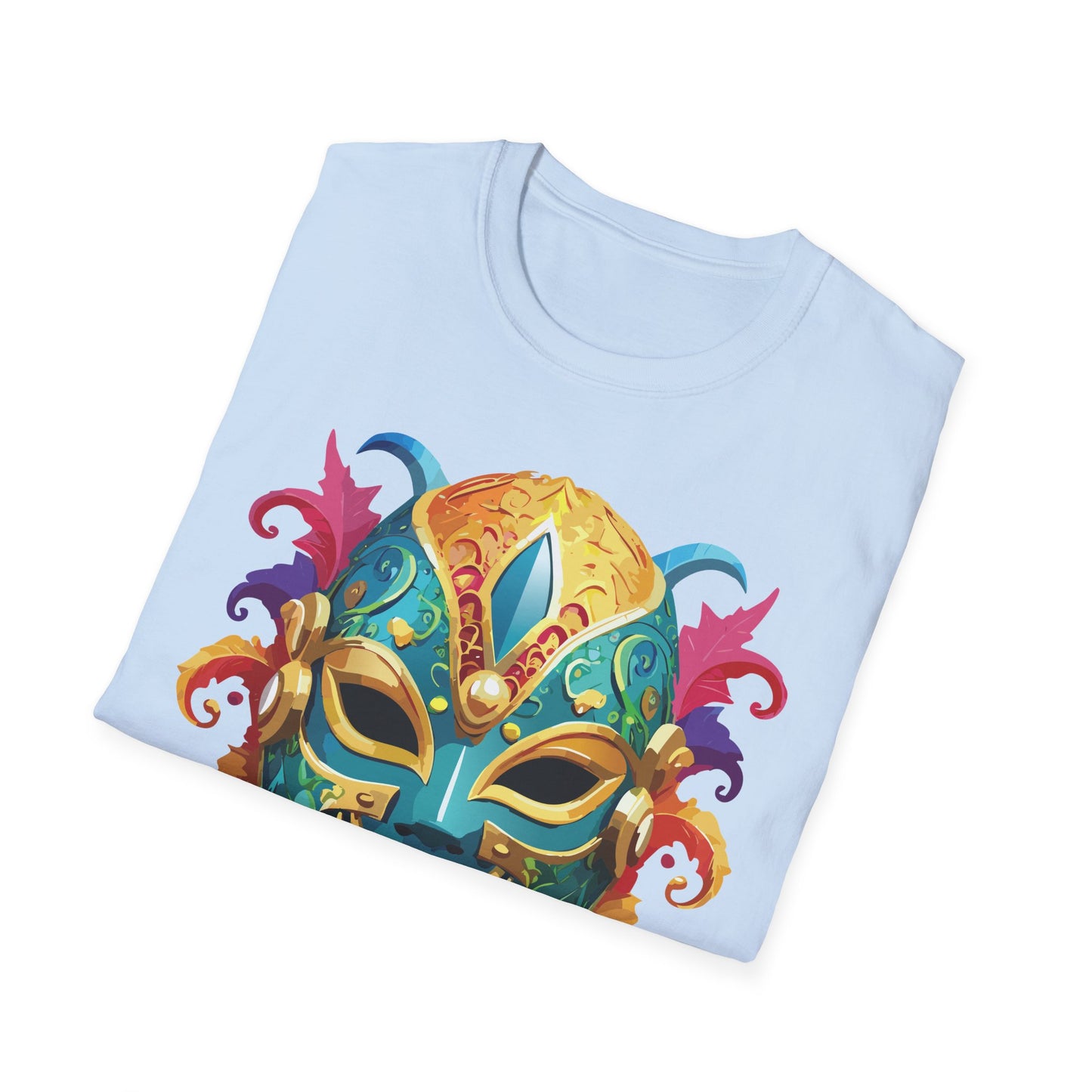 Mask Tee Shirt, Mask Shirt, Shirt with Mask, Masquerade Tees
