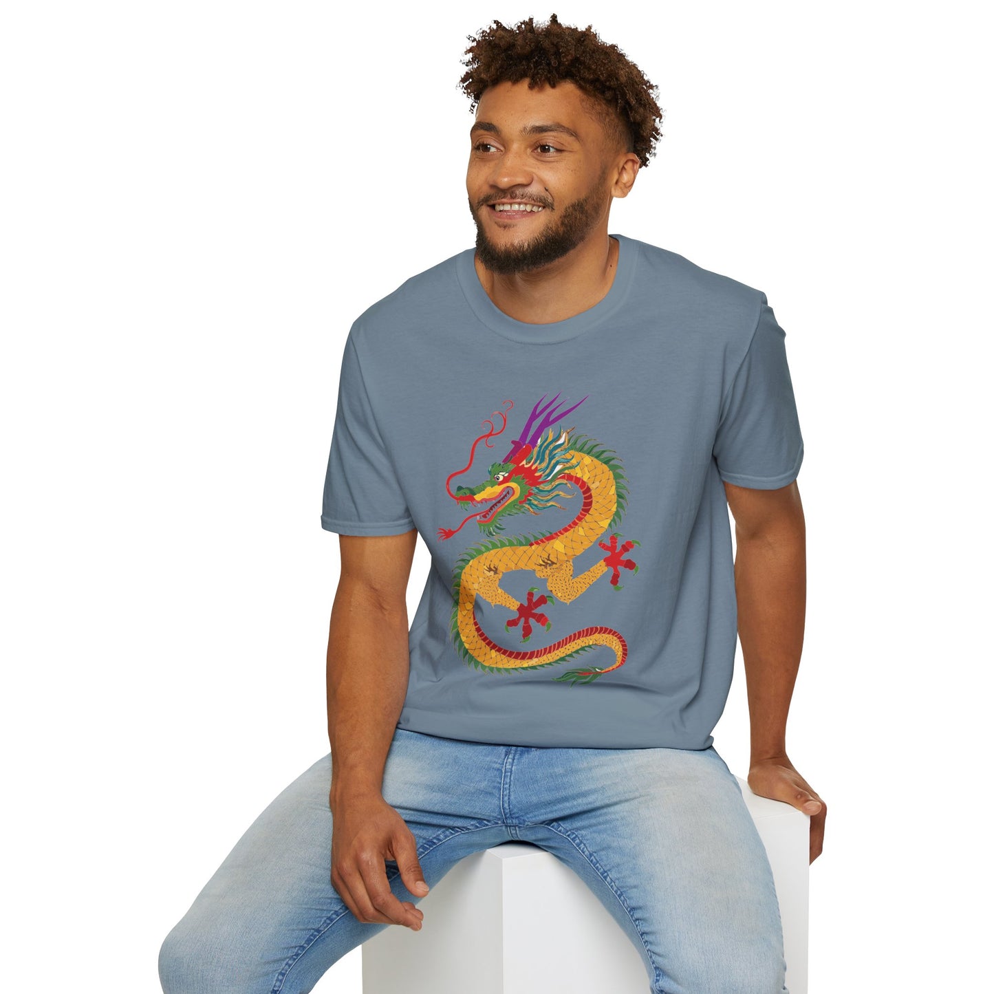 Dragon T Shirt, Dragon Shirt, Shirt with Animals, Animal Shirt