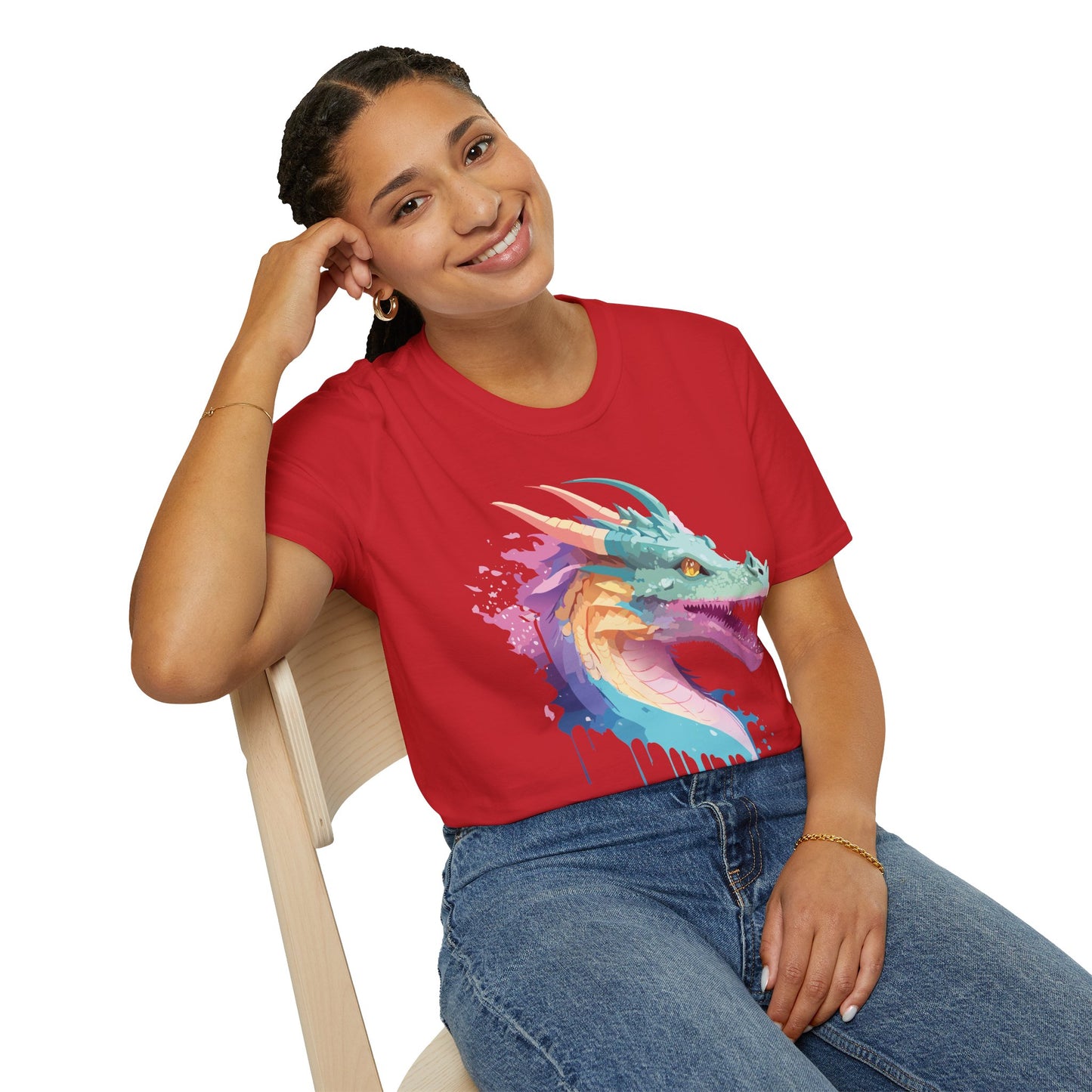 Dragon T Shirt, Dragon Shirt, Shirt with Animals, Animal Shirt