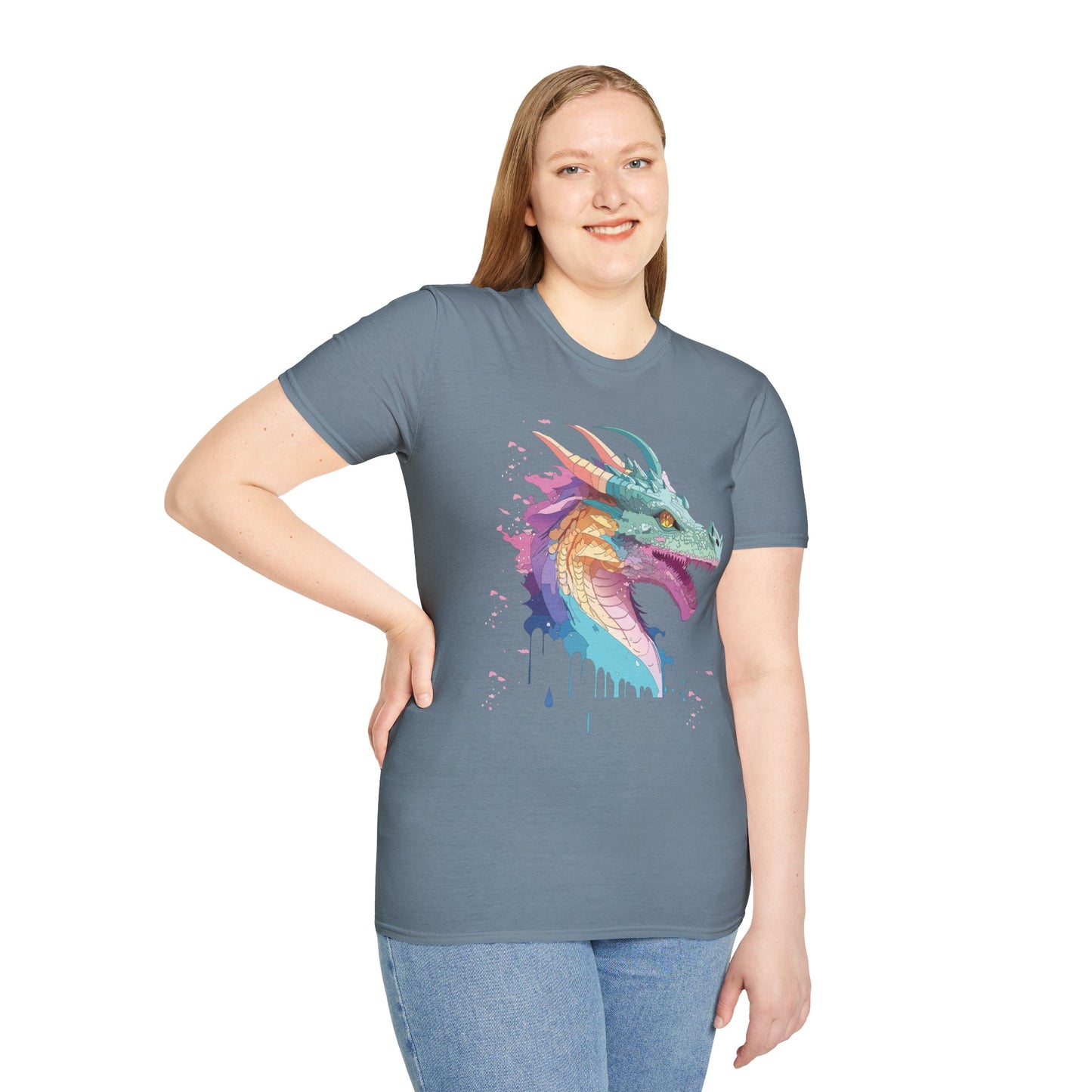 Dragon T Shirt, Dragon Shirt, Shirt with Animals, Animal Shirt