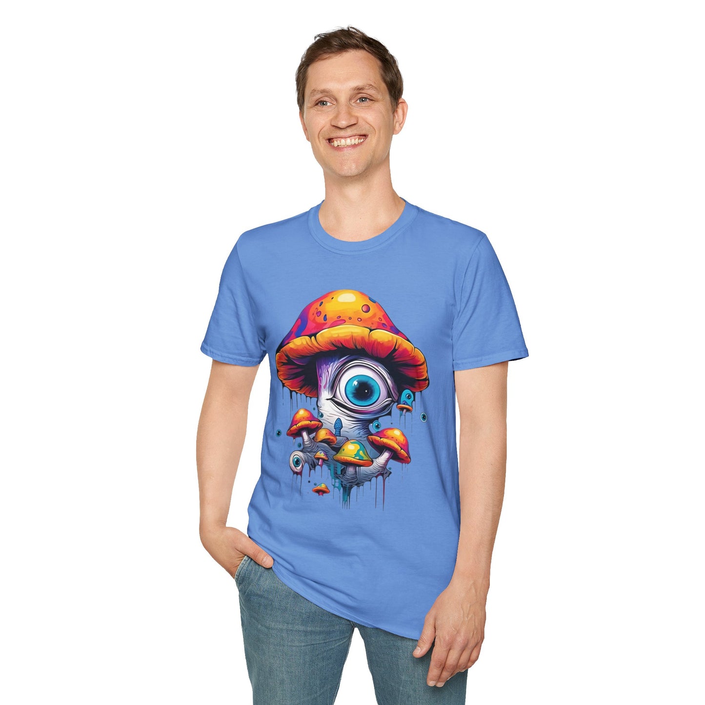 Mashroom Tee Shirt, Mashroom Shirt, Shirt with Funny Mashroom, Shirt with Fungus