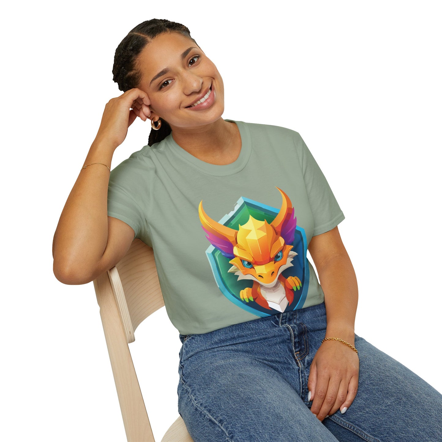 Dragon T Shirt, Dragon Shirt, Shirt with Animals, Animal Shirt