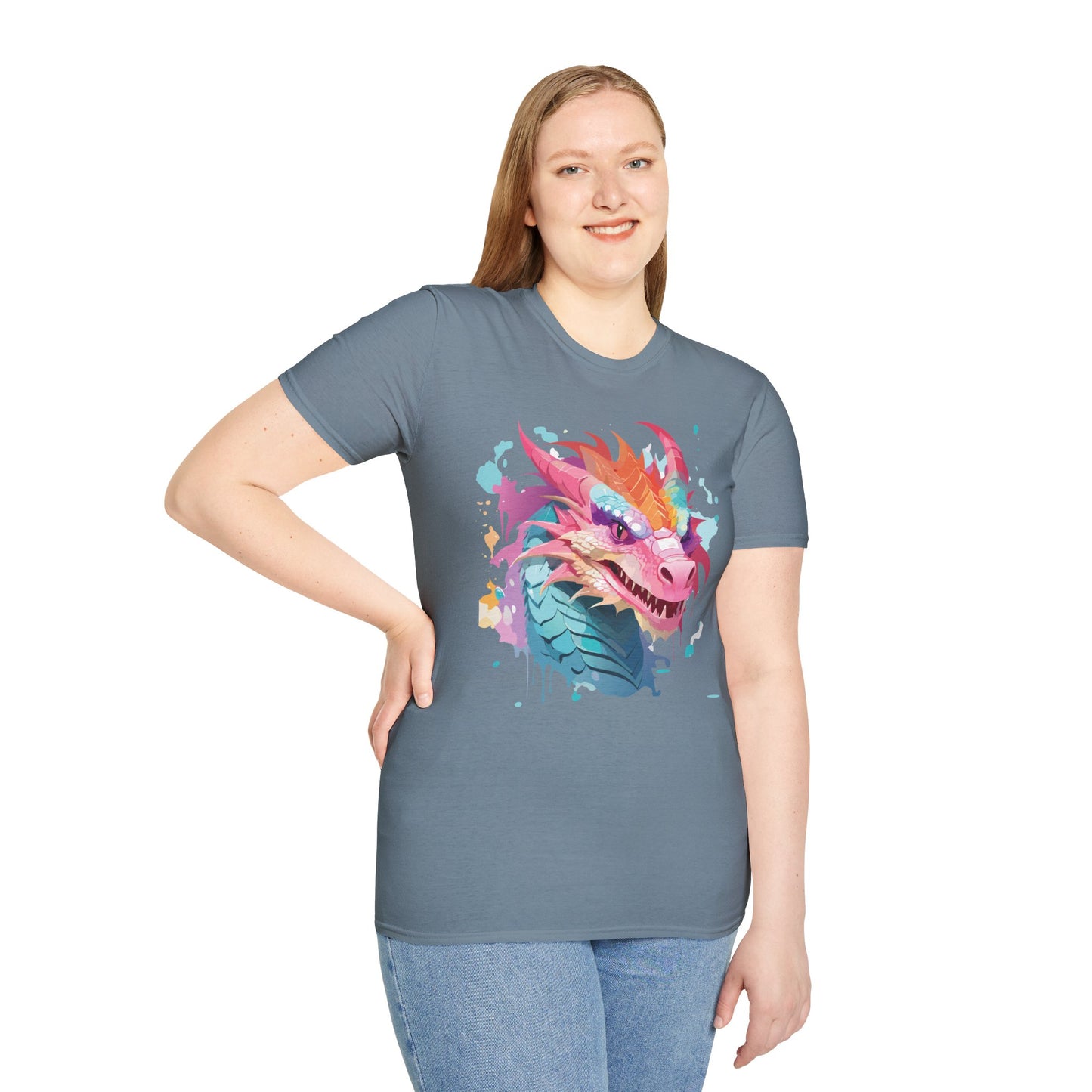 Dragon T Shirt, Dragon Shirt, Shirt with Animals, Animal Shirt