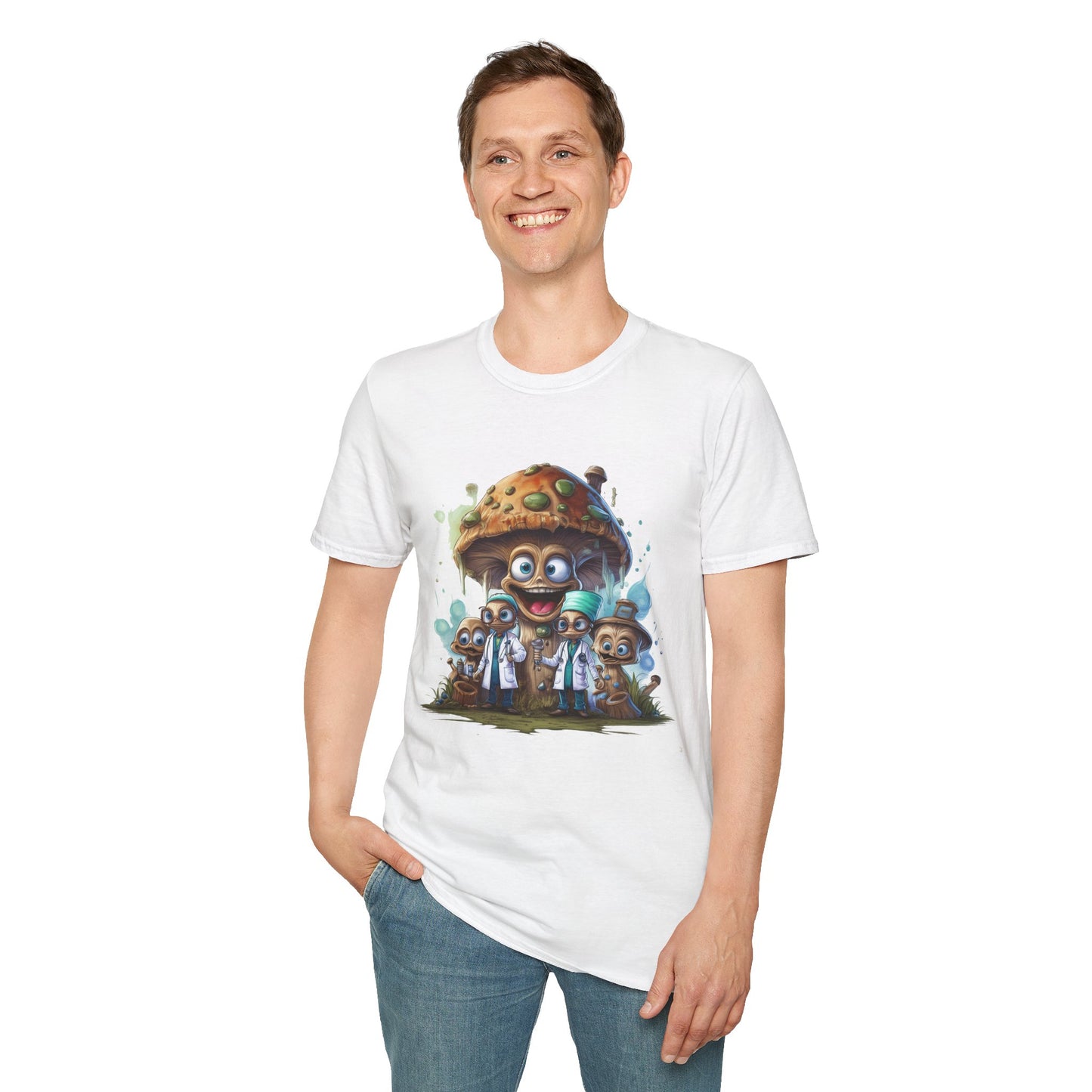 Mashroom Tee Shirt, Mashroom Shirt, Shirt with Funny Mashroom, Shirt with Fungus
