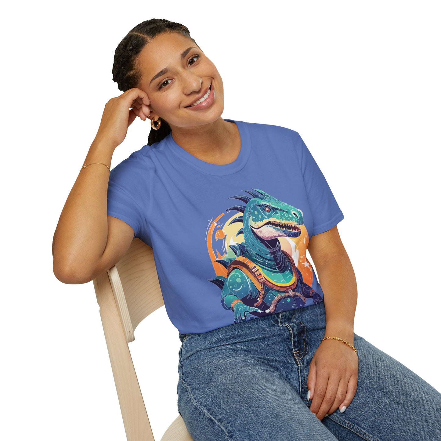 Alien T Shirt Cosmos Design Unisex Softstyle 64000 Graphic Artwork Tee With Aliens
