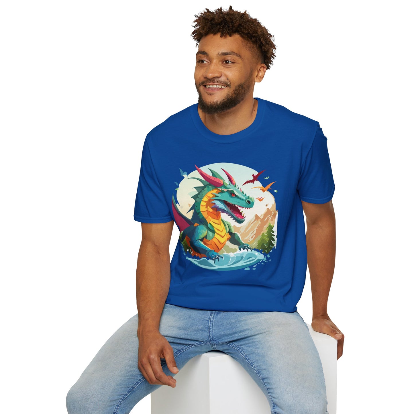 Dragon T Shirt, Dragon Shirt, Shirt with Animals, Animal Shirt