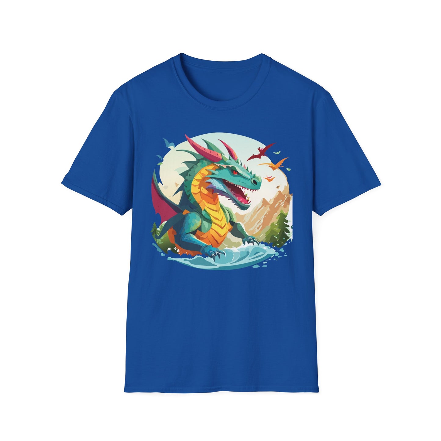 Dragon T Shirt, Dragon Shirt, Shirt with Animals, Animal Shirt