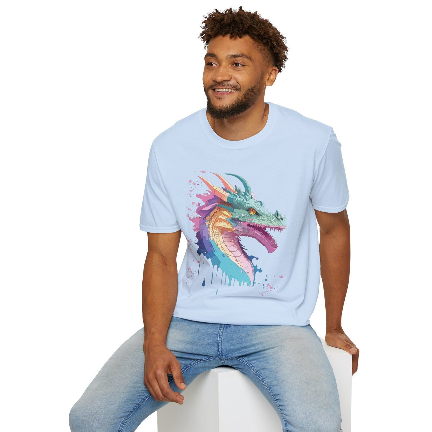 Dragon T Shirt, Dragon Shirt, Shirt with Animals, Animal Shirt