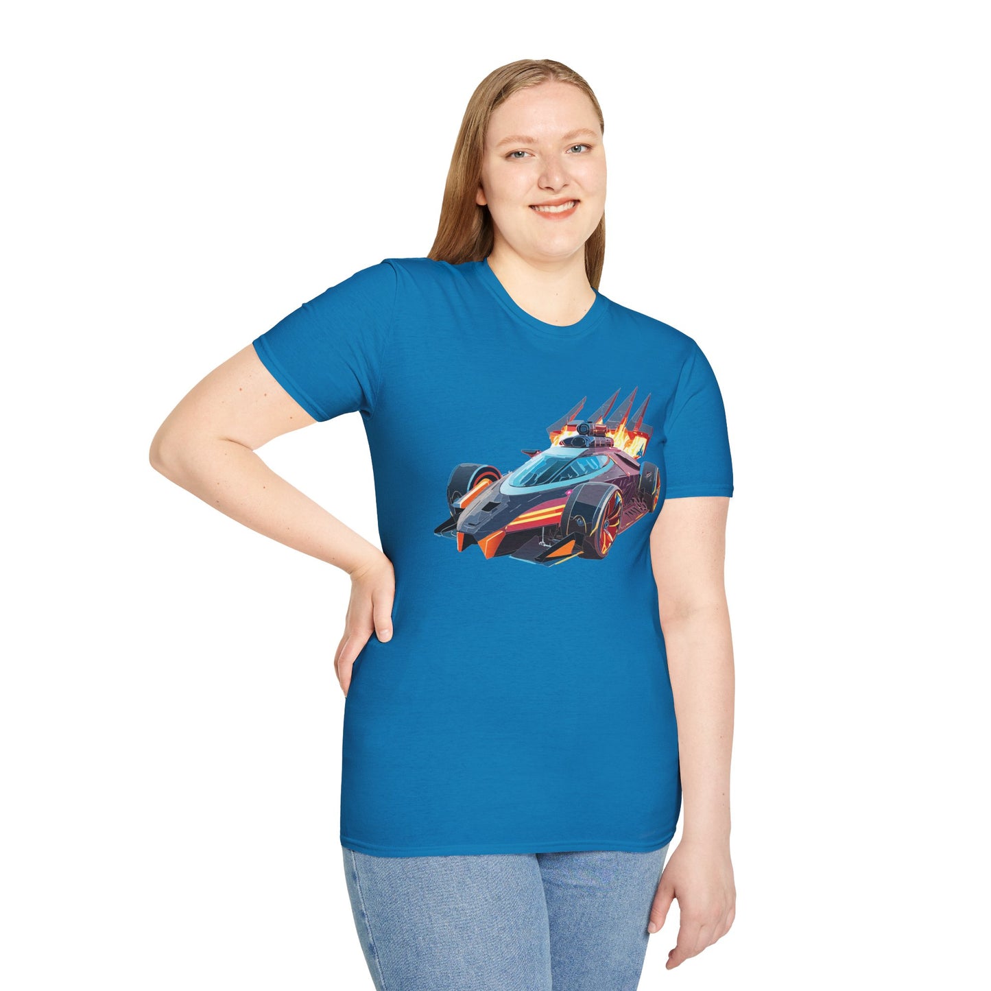 Car T Shirt Unisex Softstyle Cotton Tee With Cars Graphic Hot Wheels Design For Men Women