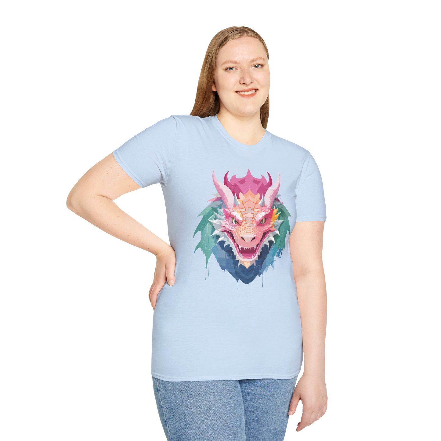 Dragon T Shirt, Dragon Shirt, Shirt with Animals, Animal Shirt