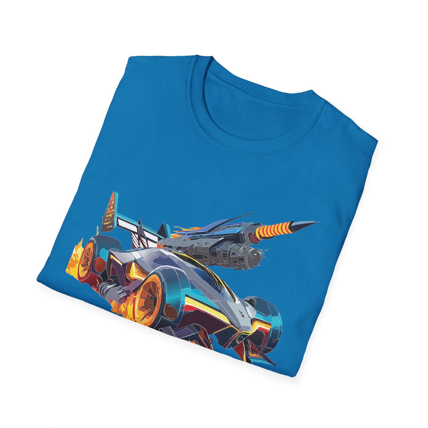 Unisex Car T Shirt Softstyle Cotton Tee With Car Design Hot Wheels Graphic Tee For Men And Women