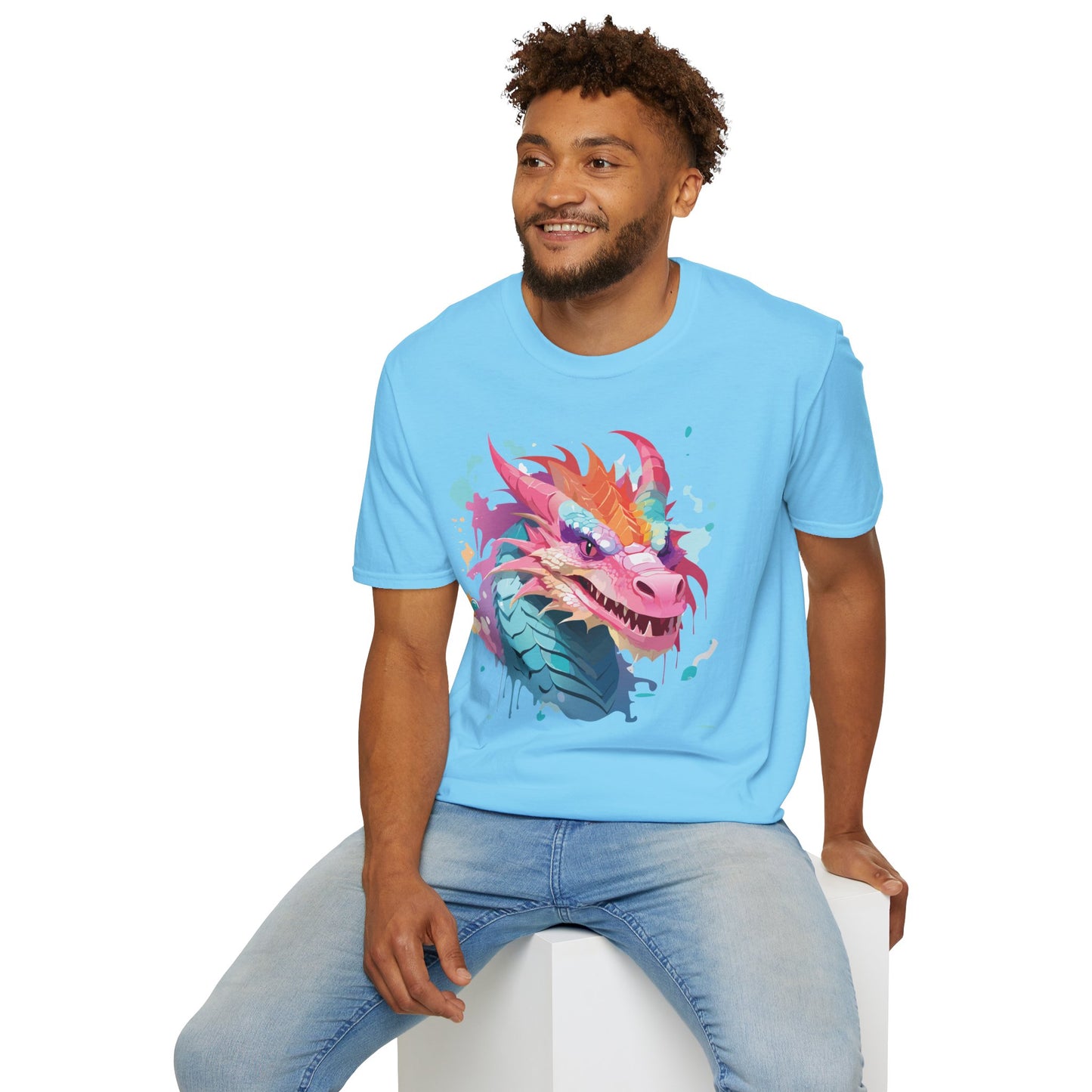 Dragon T Shirt, Dragon Shirt, Shirt with Animals, Animal Shirt