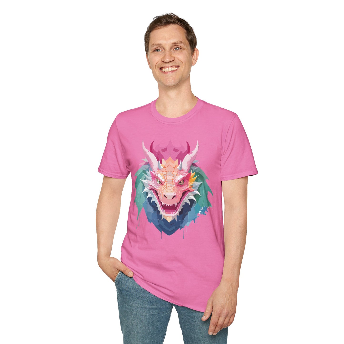 Dragon T Shirt, Dragon Shirt, Shirt with Animals, Animal Shirt