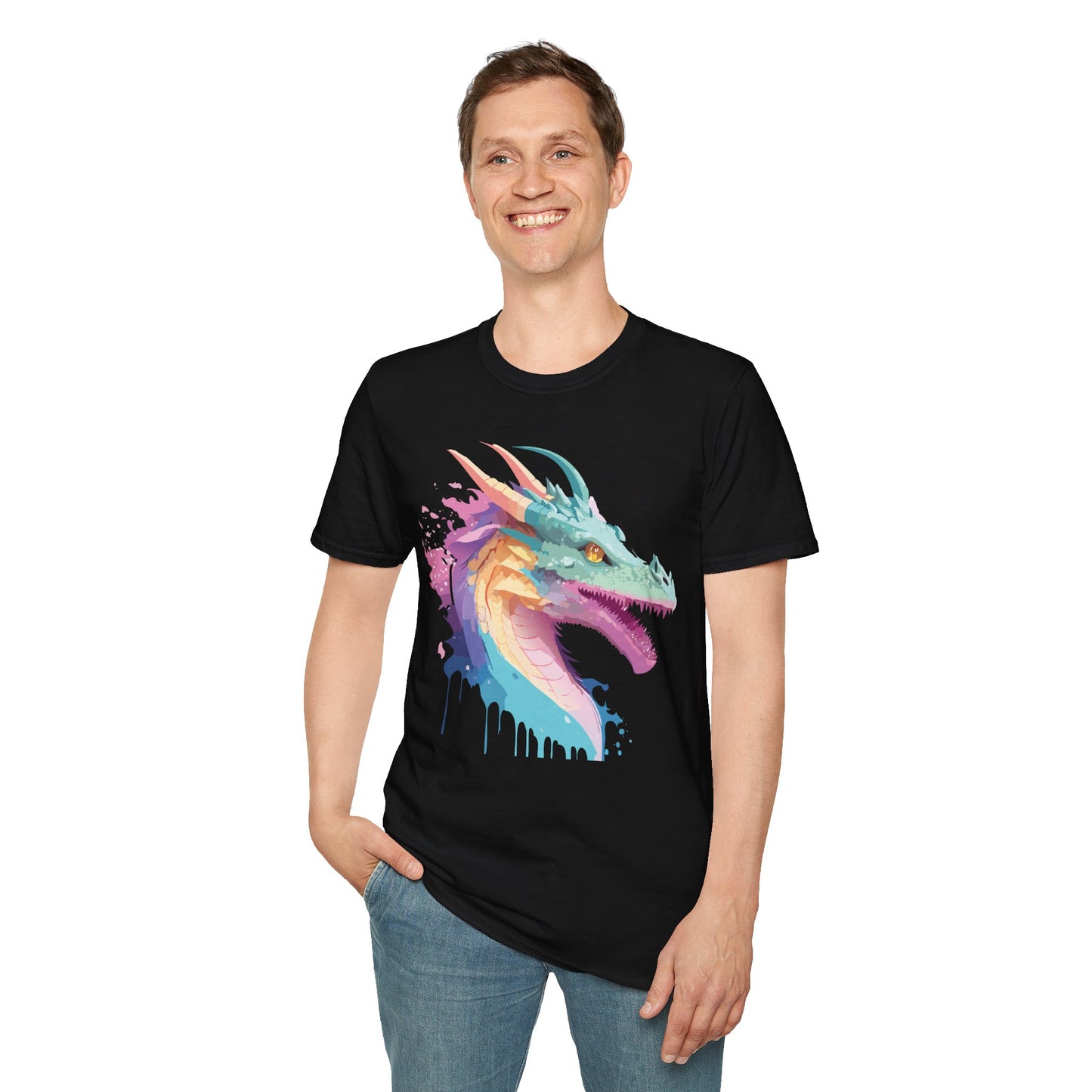 Dragon T Shirt, Dragon Shirt, Shirt with Animals, Animal Shirt
