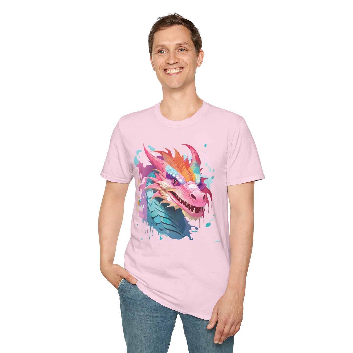 Dragon T Shirt, Dragon Shirt, Shirt with Animals, Animal Shirt