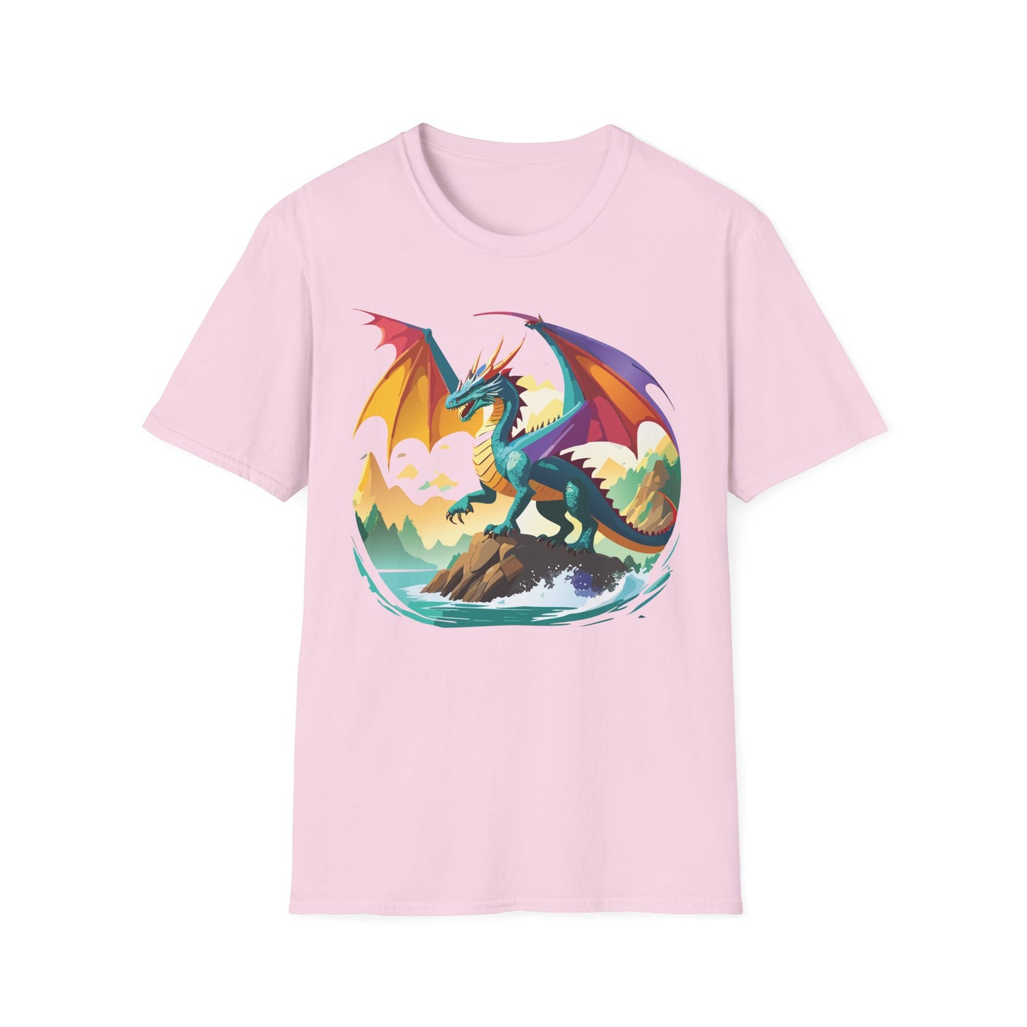 Dragon T Shirt, Dragon Shirt, Shirt with Animals, Animal Shirt
