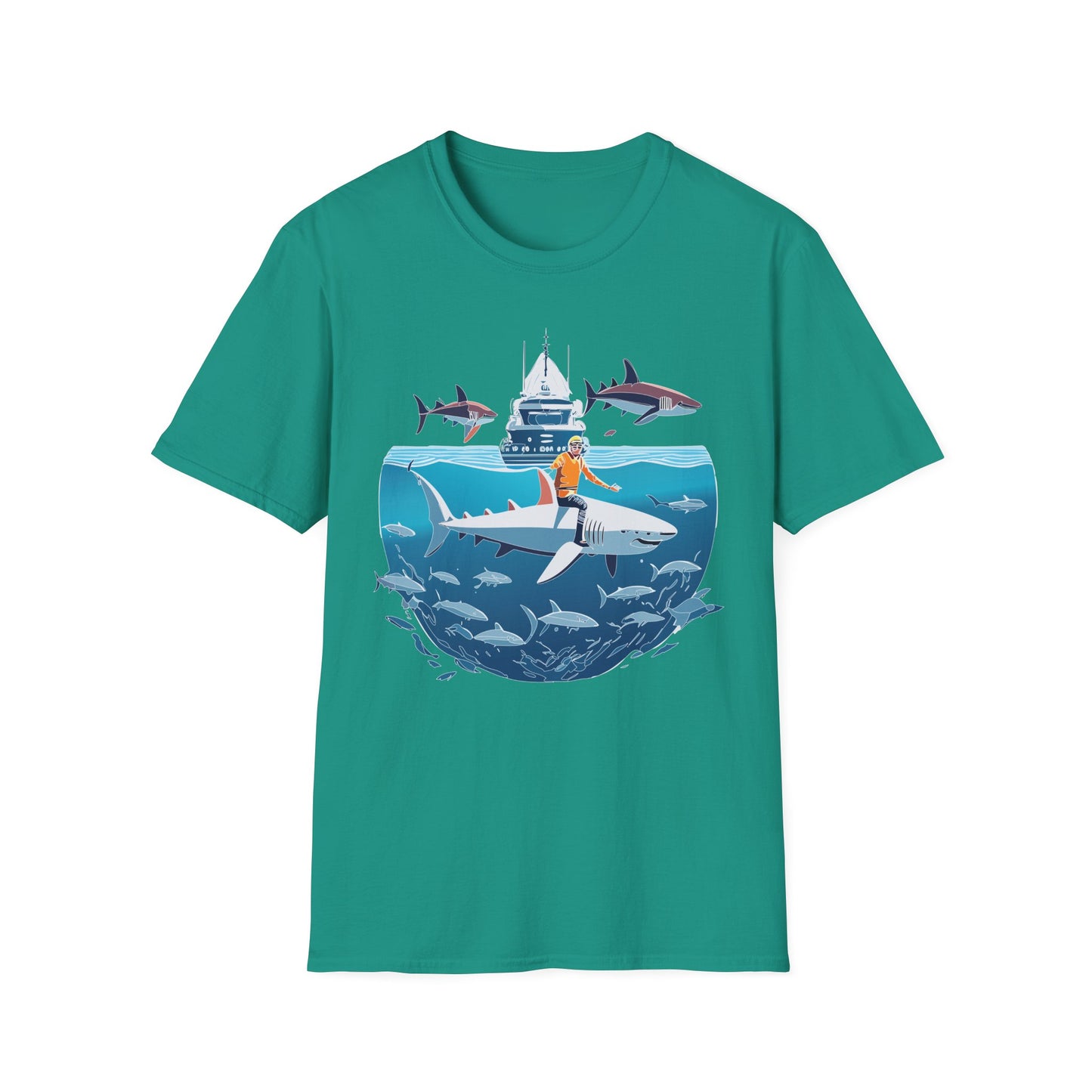 Ocean Tee Shirt, Ocean Shirt, Shirt with Ocean, U boat Tees, Shirt with U-Boat