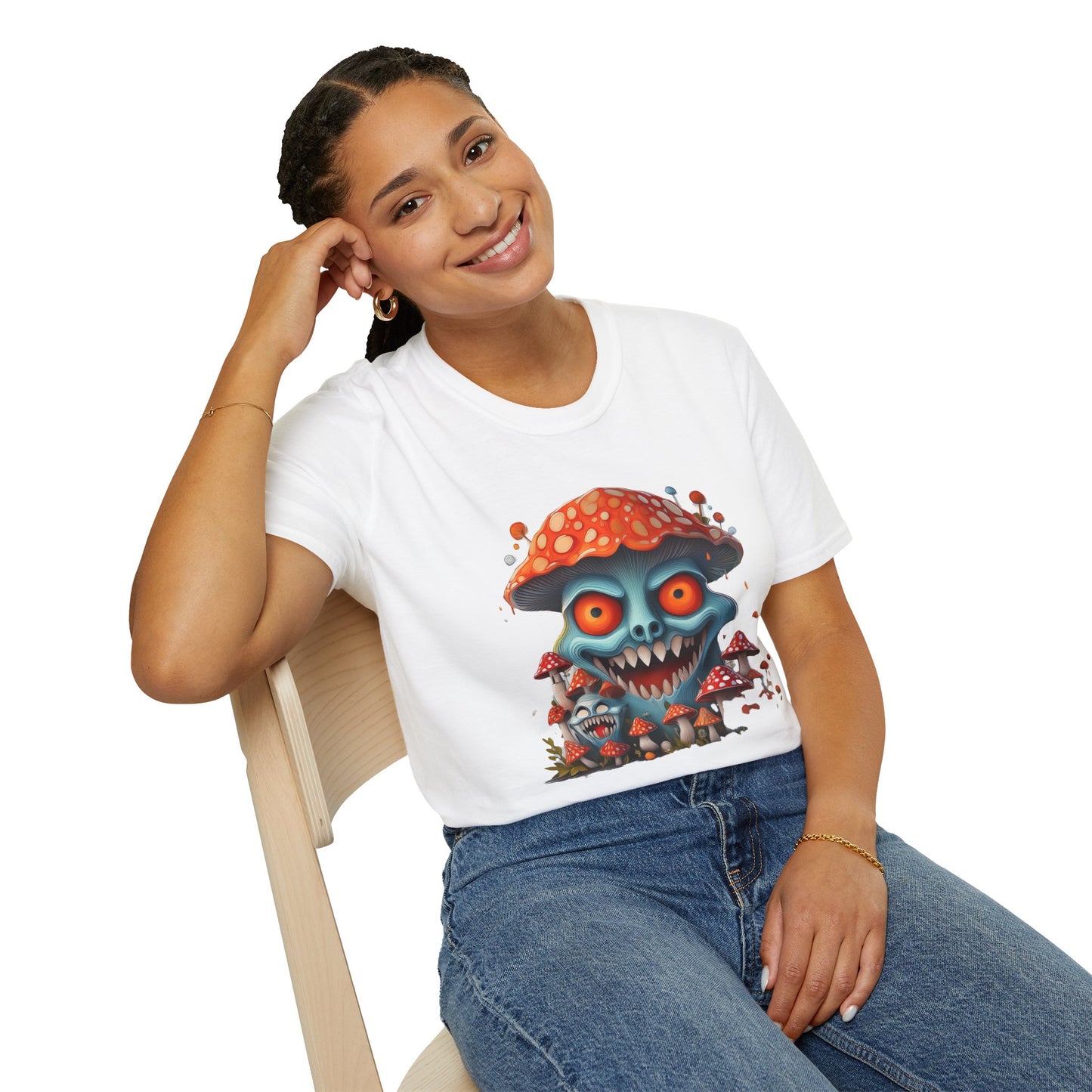 Mashroom Tee Shirt, Mashroom Shirt, Shirt with Funny Mashroom, Shirt with Fungus