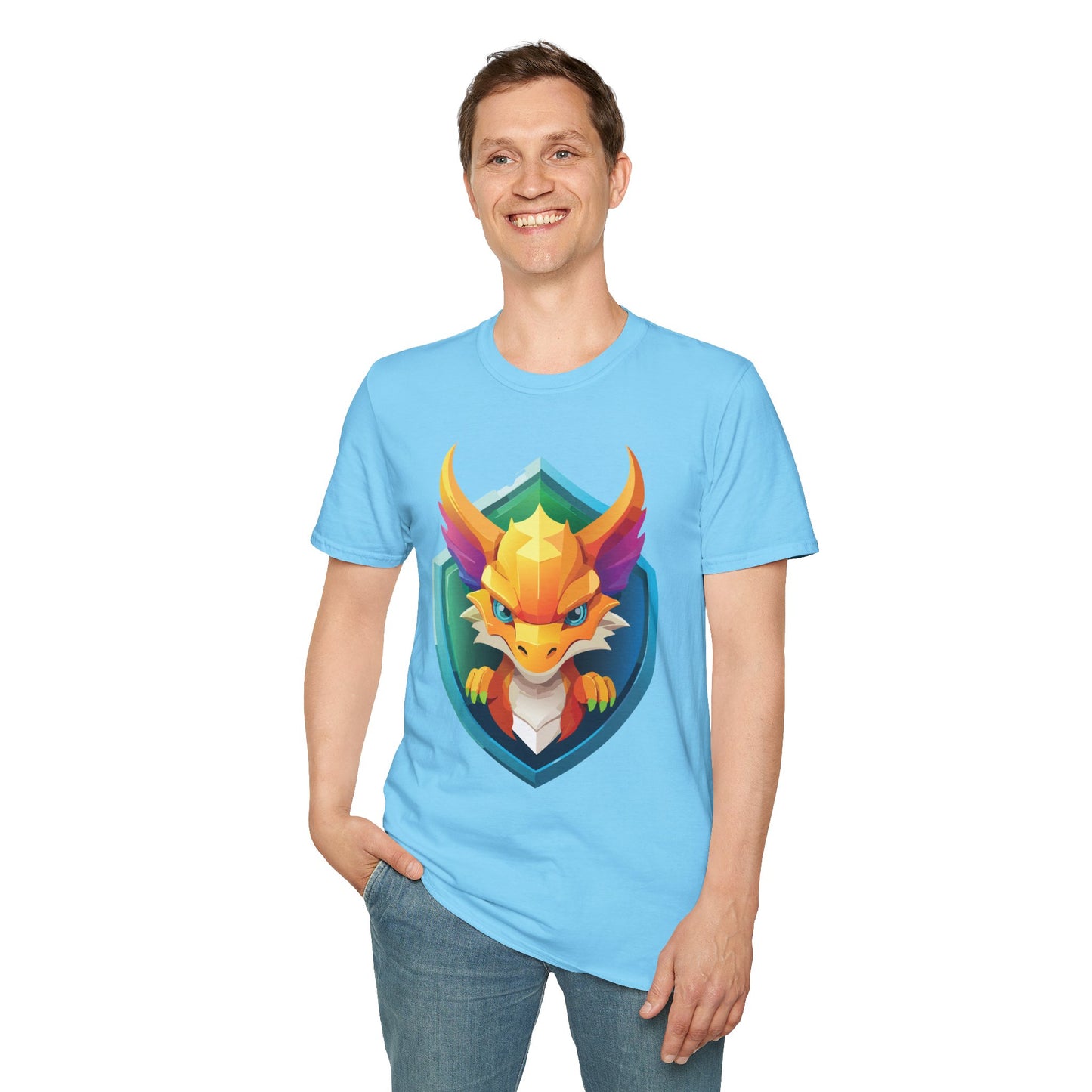 Dragon T Shirt, Dragon Shirt, Shirt with Animals, Animal Shirt