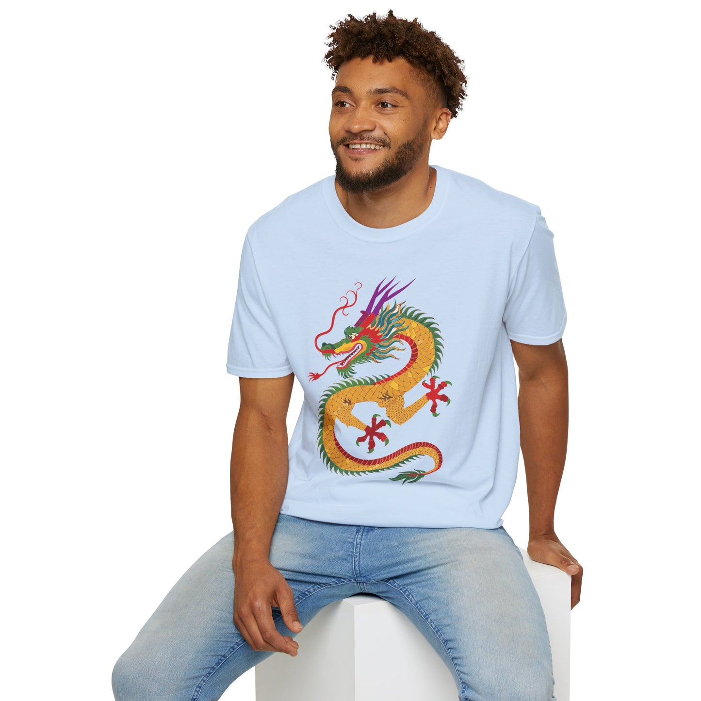 Dragon T Shirt, Dragon Shirt, Shirt with Animals, Animal Shirt