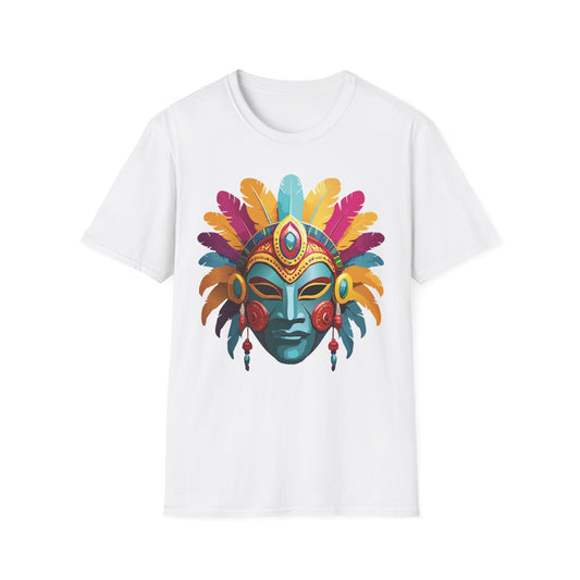 Mask Tee Shirt, Mask Shirt, Shirt with Mask, Masquerade Tees
