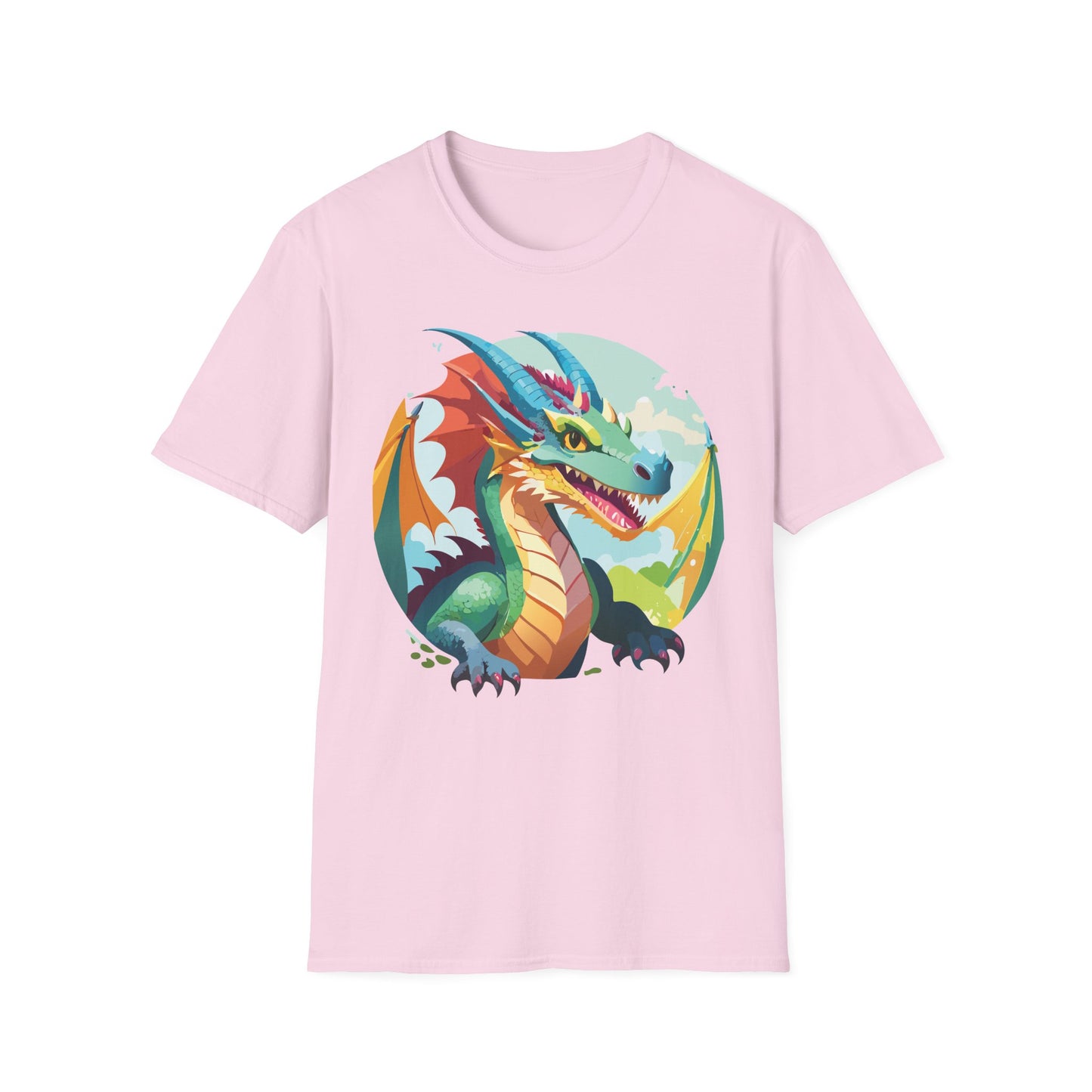 Dragon T Shirt, Dragon Shirt, Shirt with Animals, Animal Shirt