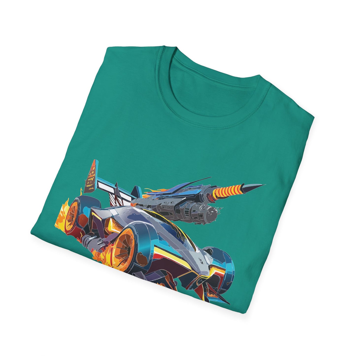 Unisex Car T Shirt Softstyle Cotton Tee With Car Design Hot Wheels Graphic Tee For Men And Women