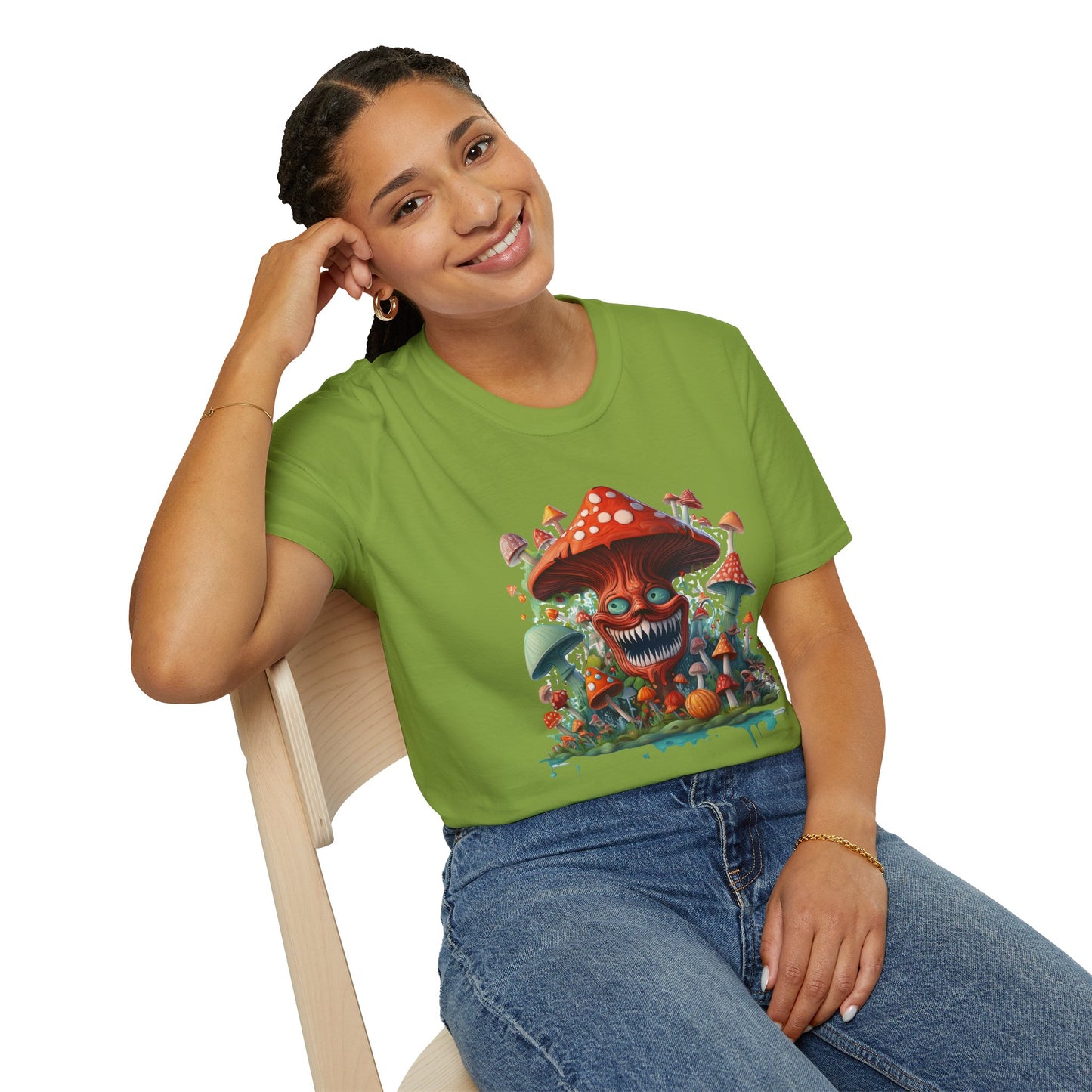 Mashroom Tee Shirt, Mashroom Shirt, Shirt with Funny Mashroom, Shirt with Fungus