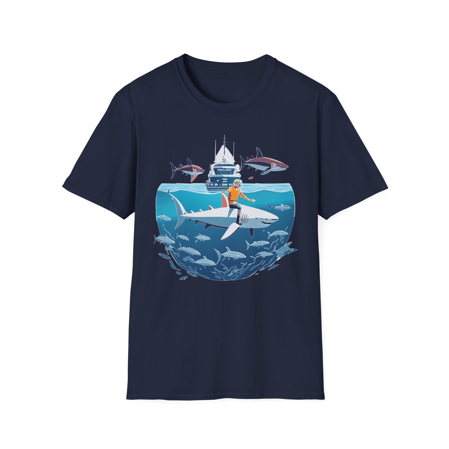 Ocean Tee Shirt, Ocean Shirt, Shirt with Ocean, U boat Tees, Shirt with U-Boat