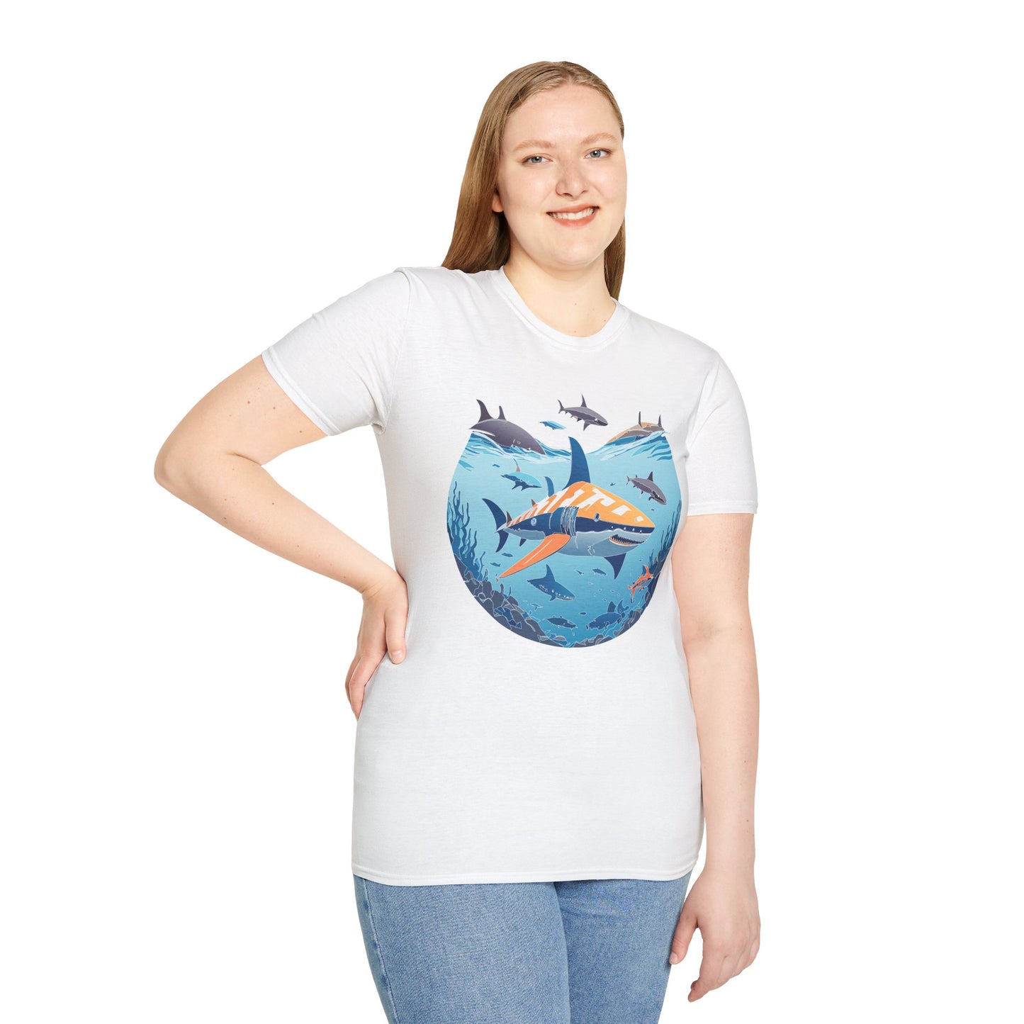 Ocean Tee Shirt, Ocean Shirt, Shirt with Ocean, U boat Tees, Shirt with U-Boat