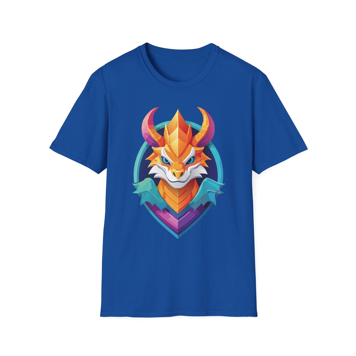 Dragon T Shirt Unisex Gildan Softstyle 64000 Comfortable Cotton Tee With Animal Design