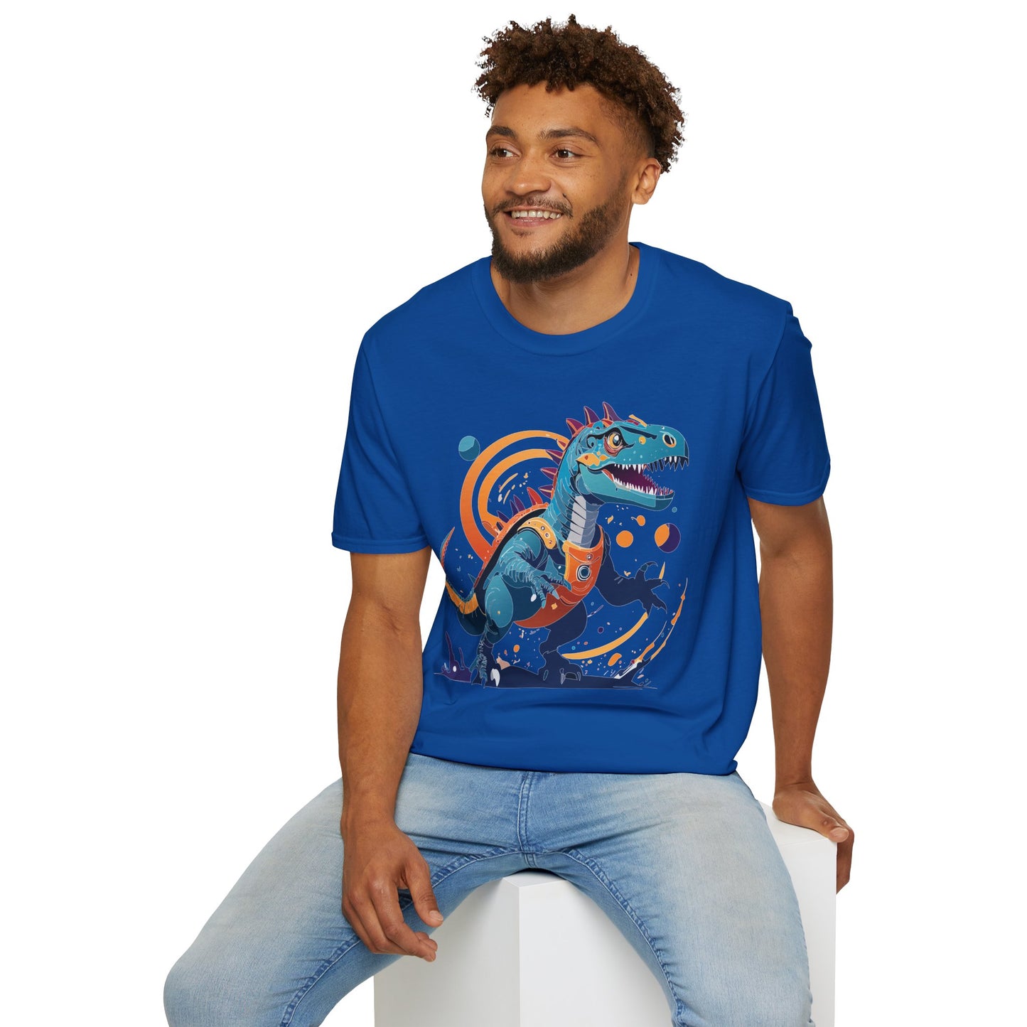 Unisex Alien T Shirt Cosmos Tee With Alien Design Gildan Softstyle 64000 Ring Spun Cotton