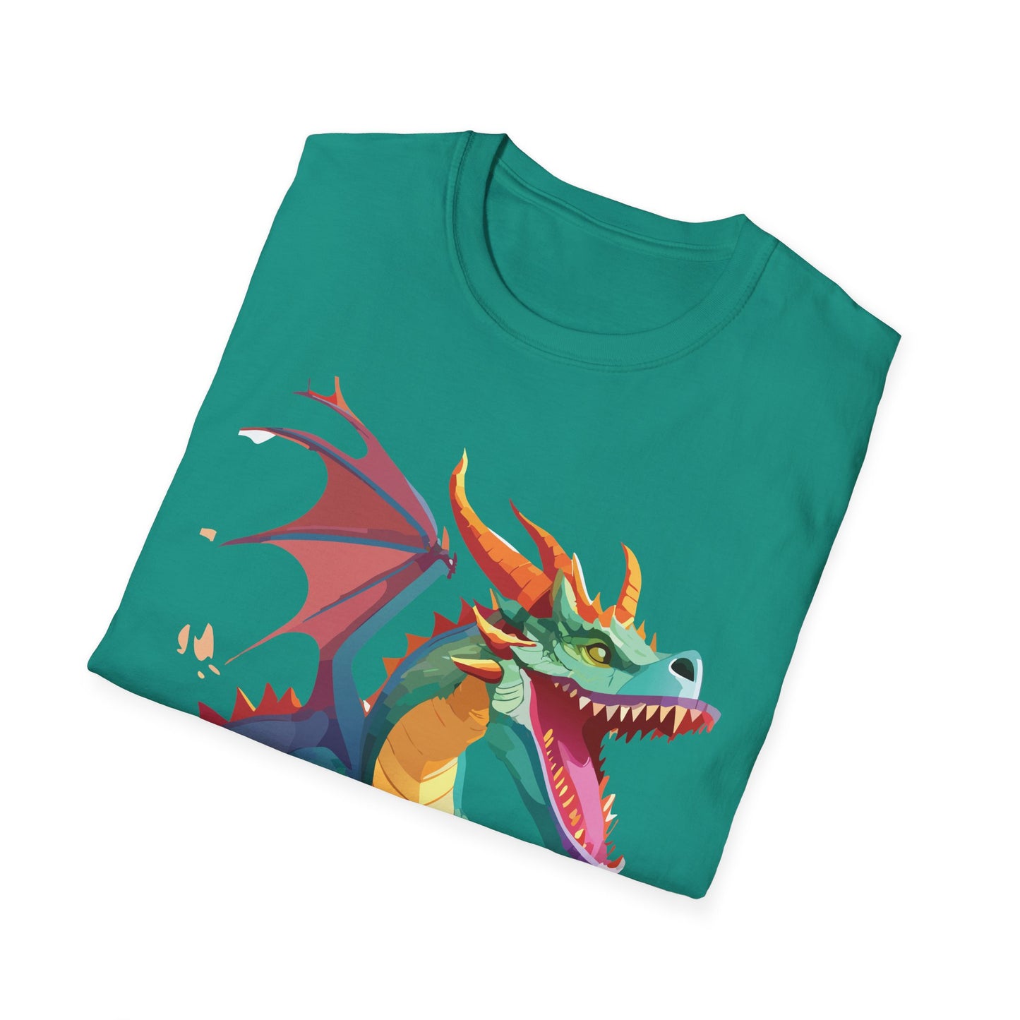 Dragon Graphic T Shirt Unisex Softstyle Cotton Tee Dragon Art Shirt For Men Women