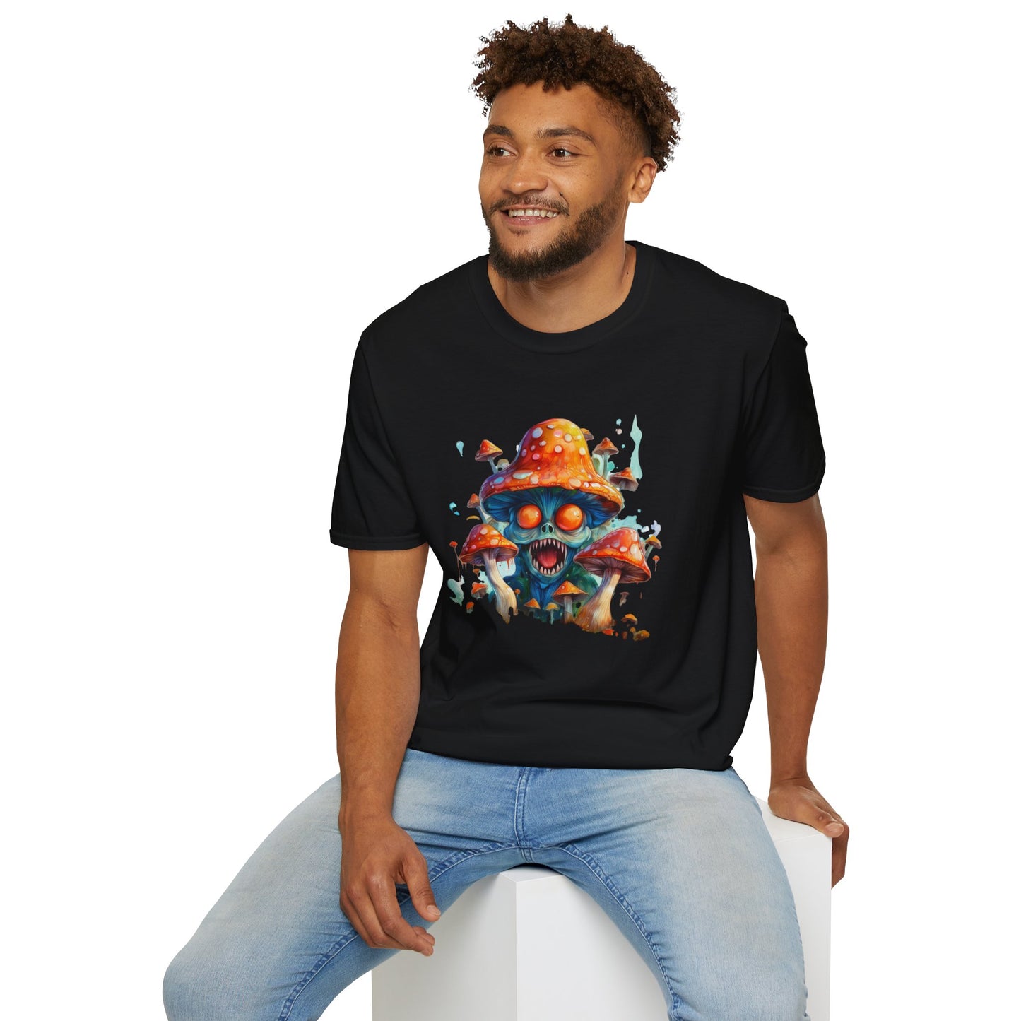 Mashroom Tee Shirt, Mashroom Shirt, Shirt with Funny Mashroom, Shirt with Fungus