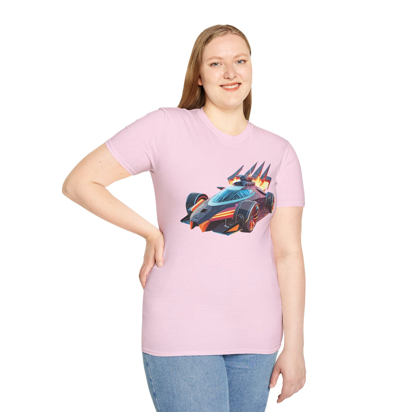 Car T Shirt Unisex Softstyle Cotton Tee With Cars Graphic Hot Wheels Design For Men Women