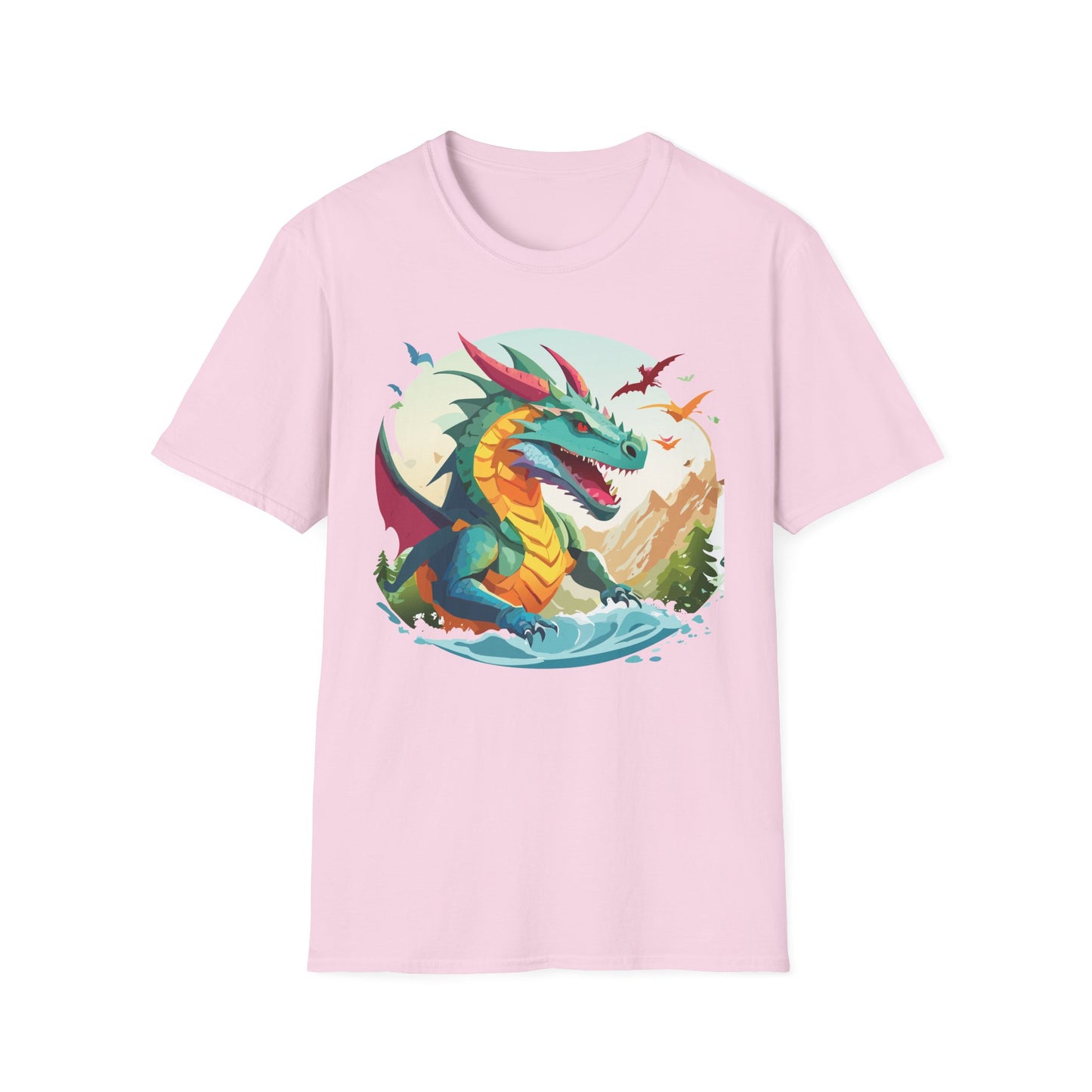 Dragon T Shirt, Dragon Shirt, Shirt with Animals, Animal Shirt