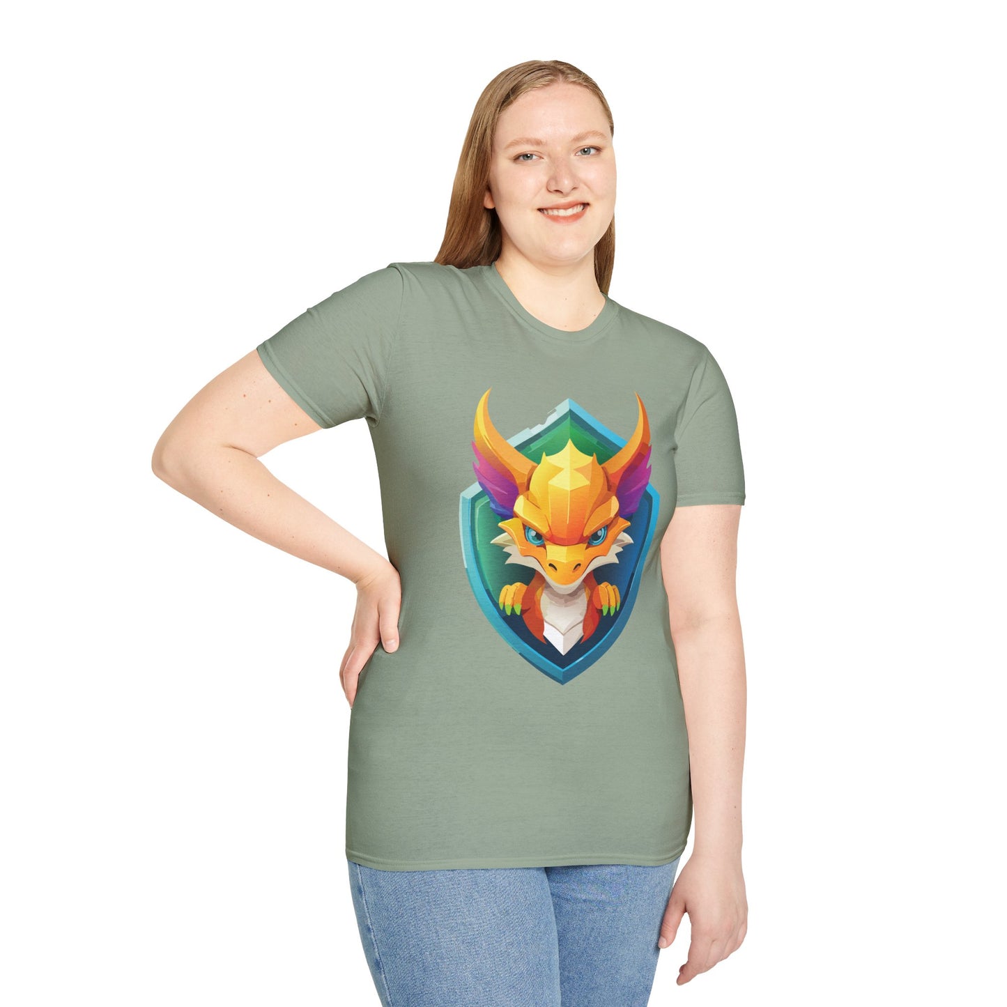Dragon T Shirt, Dragon Shirt, Shirt with Animals, Animal Shirt