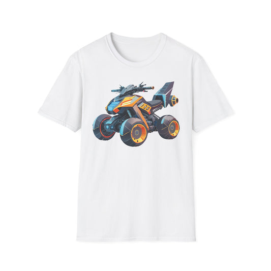 Unisex Bike T Shirt Moto Shirt With Motorcycle Design MTB Tee For Riders One Hundred Percent Cotton