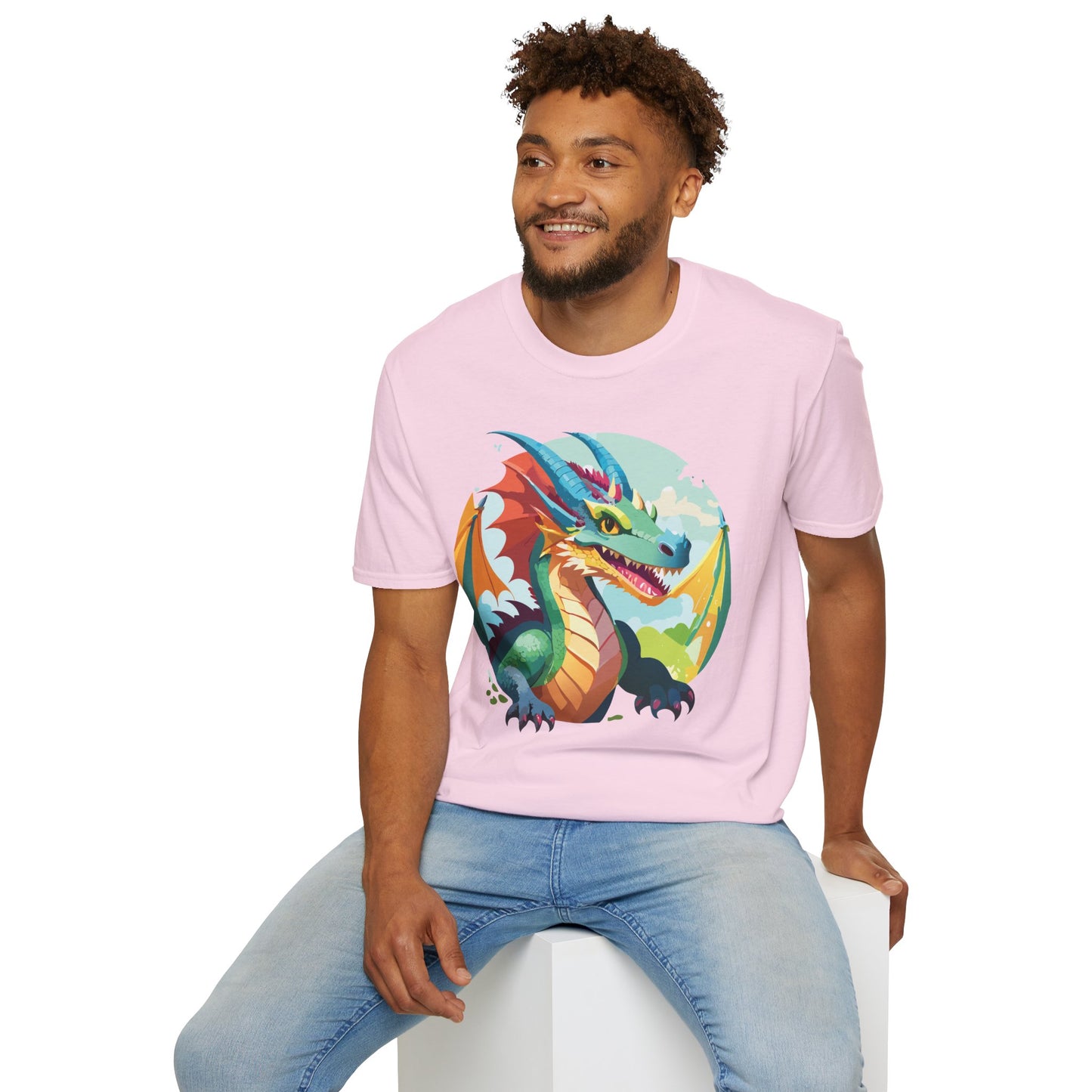 Dragon T Shirt, Dragon Shirt, Shirt with Animals, Animal Shirt