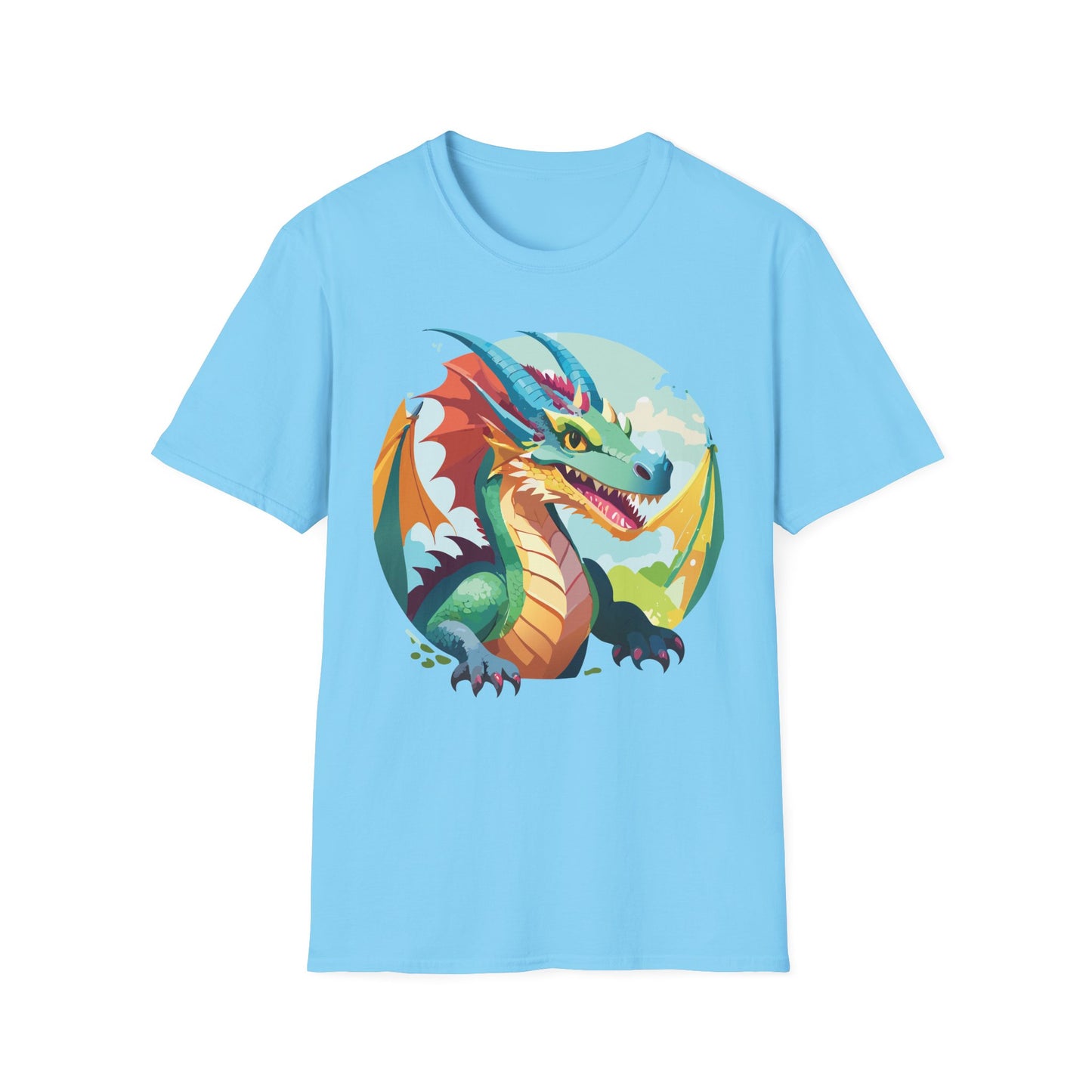 Dragon T Shirt, Dragon Shirt, Shirt with Animals, Animal Shirt