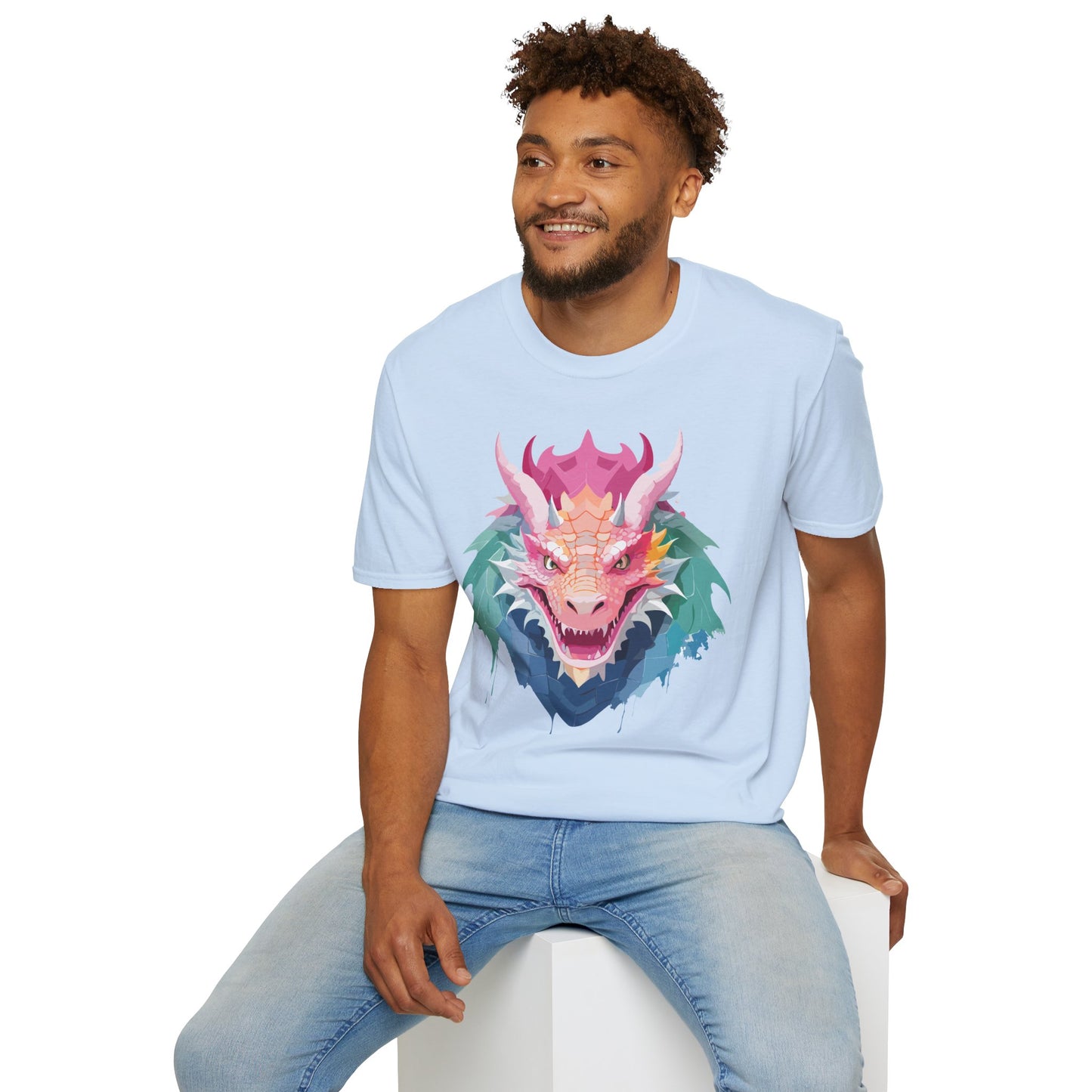 Dragon T Shirt, Dragon Shirt, Shirt with Animals, Animal Shirt
