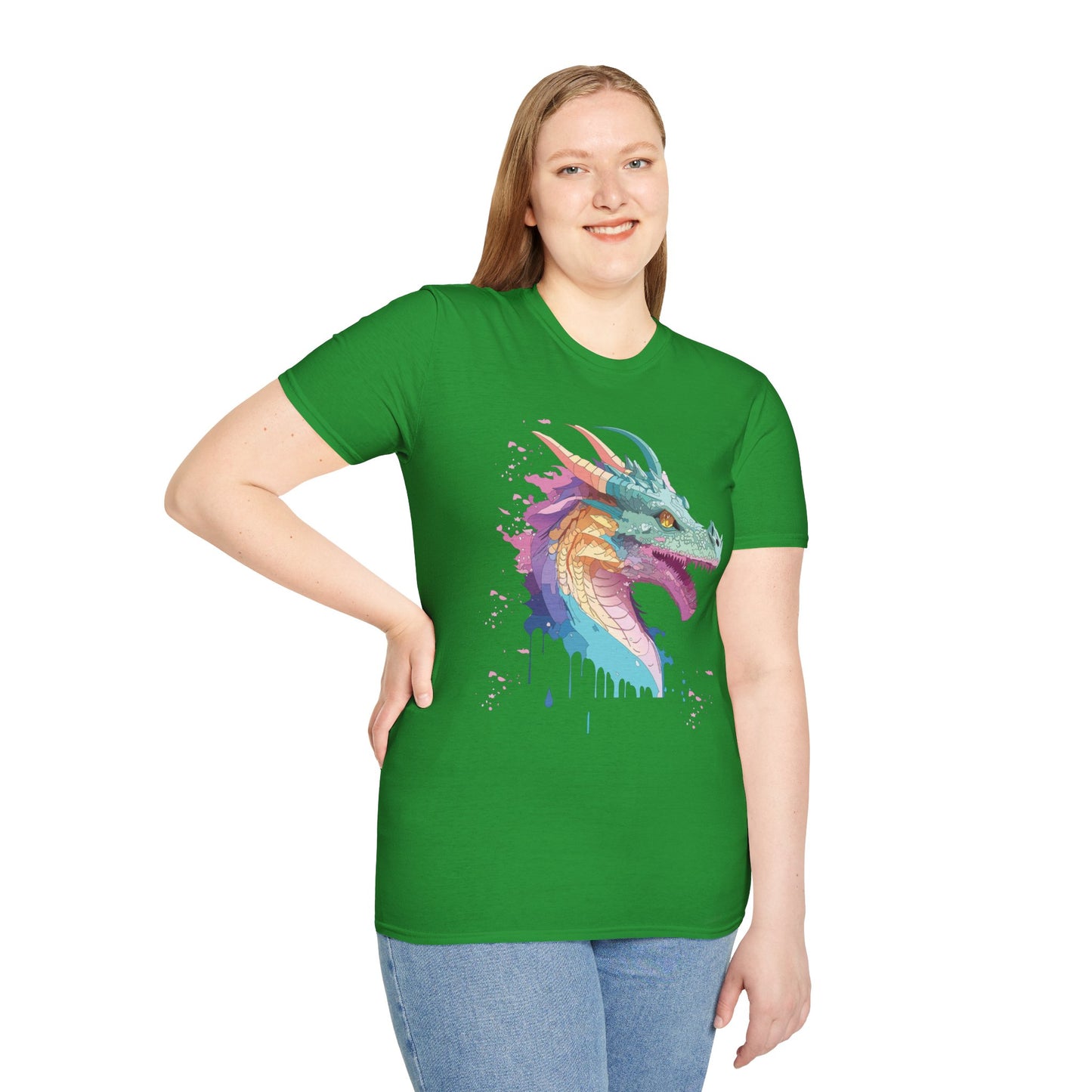 Dragon T Shirt, Dragon Shirt, Shirt with Animals, Animal Shirt