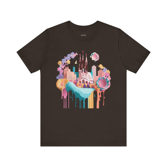 Tourist Shirt, Shirt with Barcelona