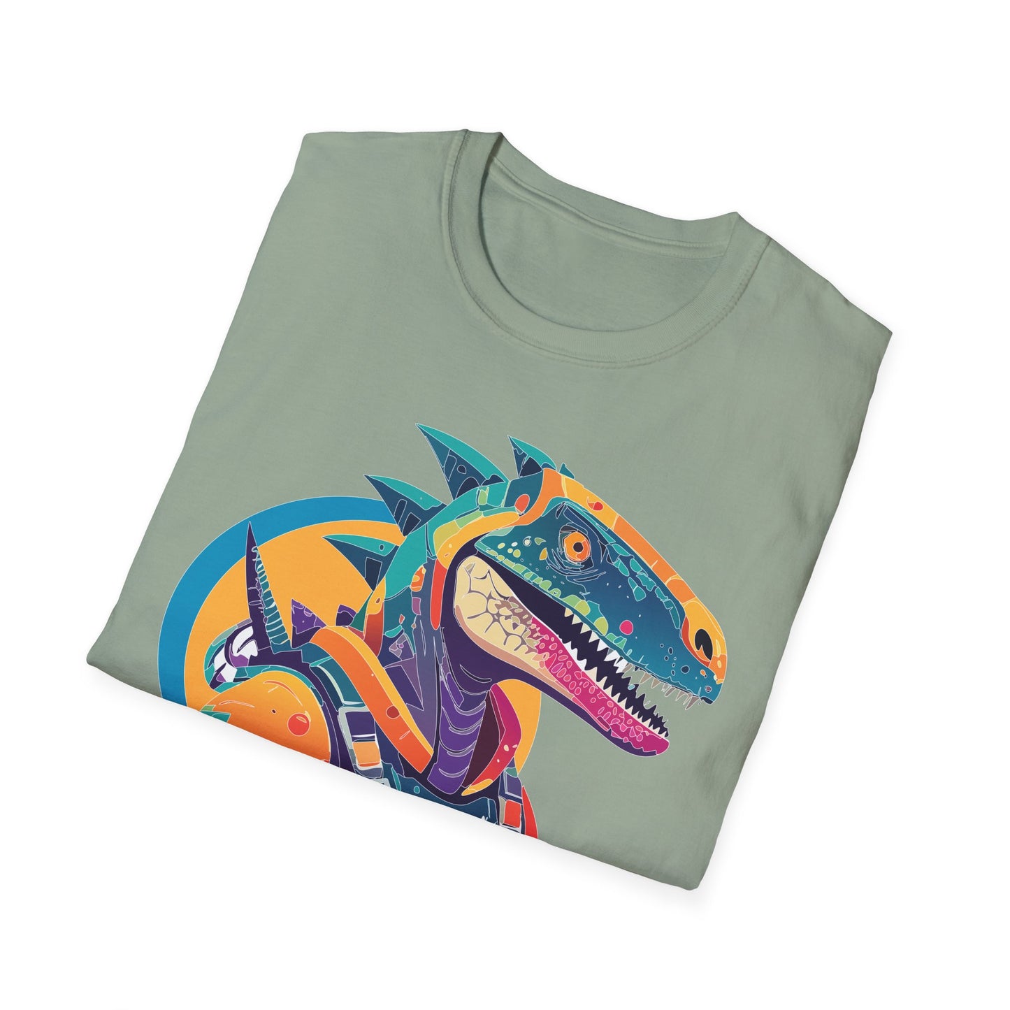 Unisex Alien Cosmos Shirt With Art Design Gildan Softstyle 64000 Short Sleeve Tee