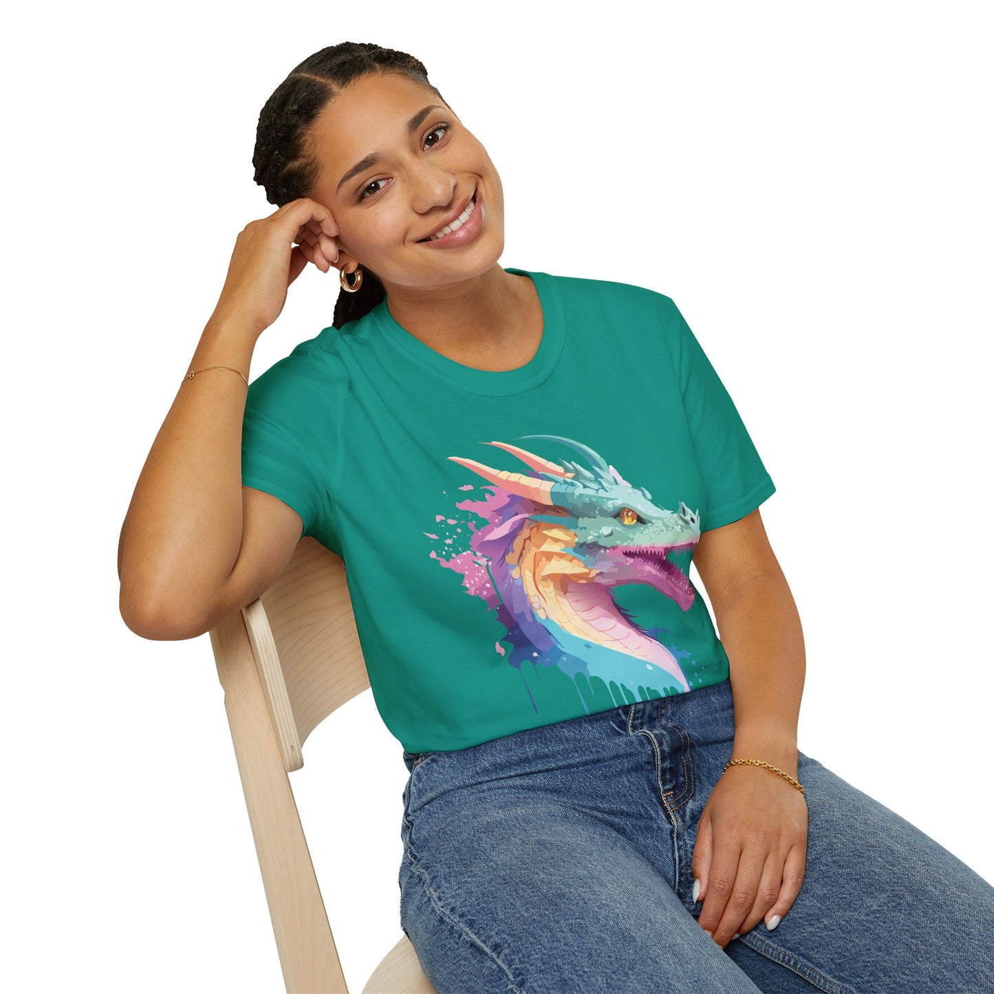 Dragon T Shirt, Dragon Shirt, Shirt with Animals, Animal Shirt
