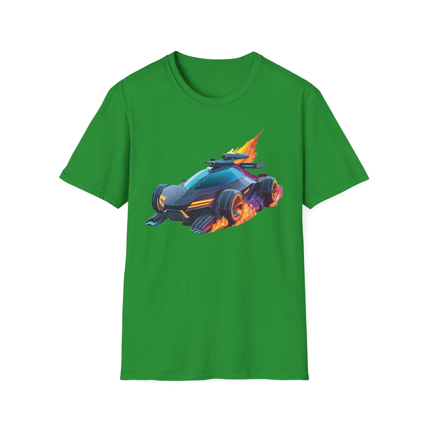 Unisex Car T Shirt Hot Wheels Cars Shirt 100 Percent Ring Spun Cotton Gildan Softstyle Tee
