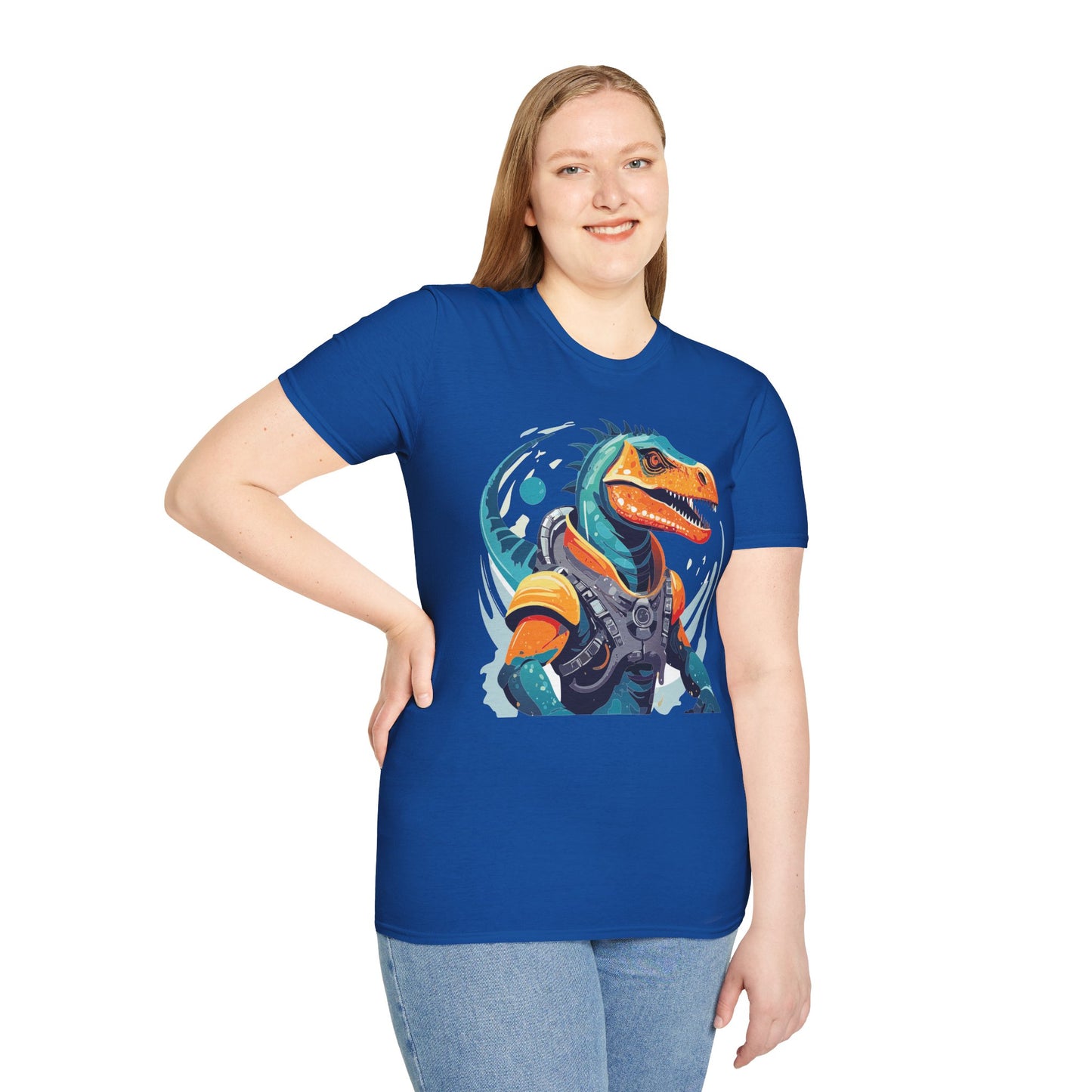 Gildan Alien Cosmos T Shirt Unisex Softstyle 64000 Cotton Tee With Alien Art Design Graphic Print