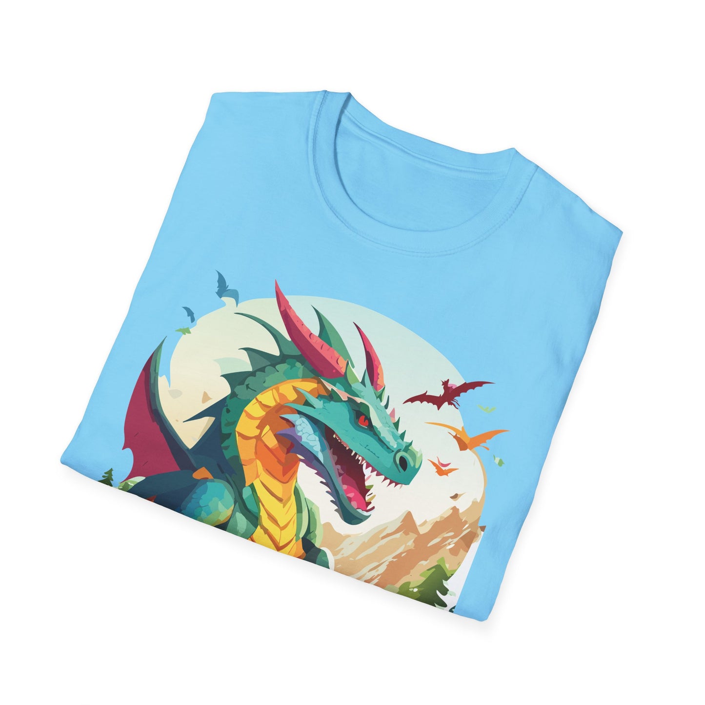 Dragon T Shirt, Dragon Shirt, Shirt with Animals, Animal Shirt