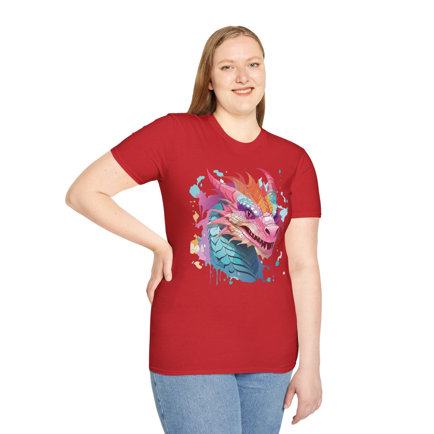 Dragon T Shirt, Dragon Shirt, Shirt with Animals, Animal Shirt